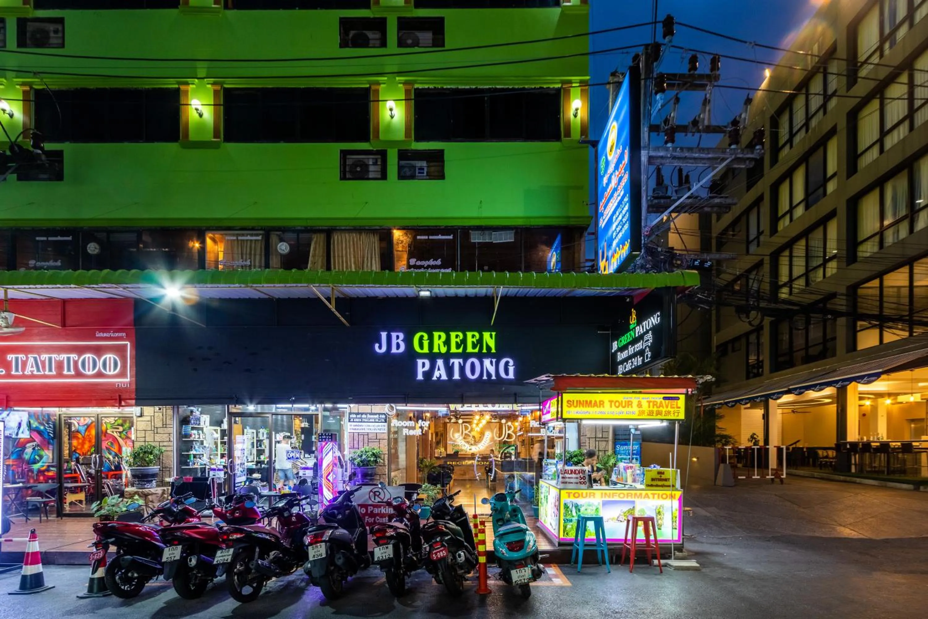 Property building in JB Green Hotel Patong