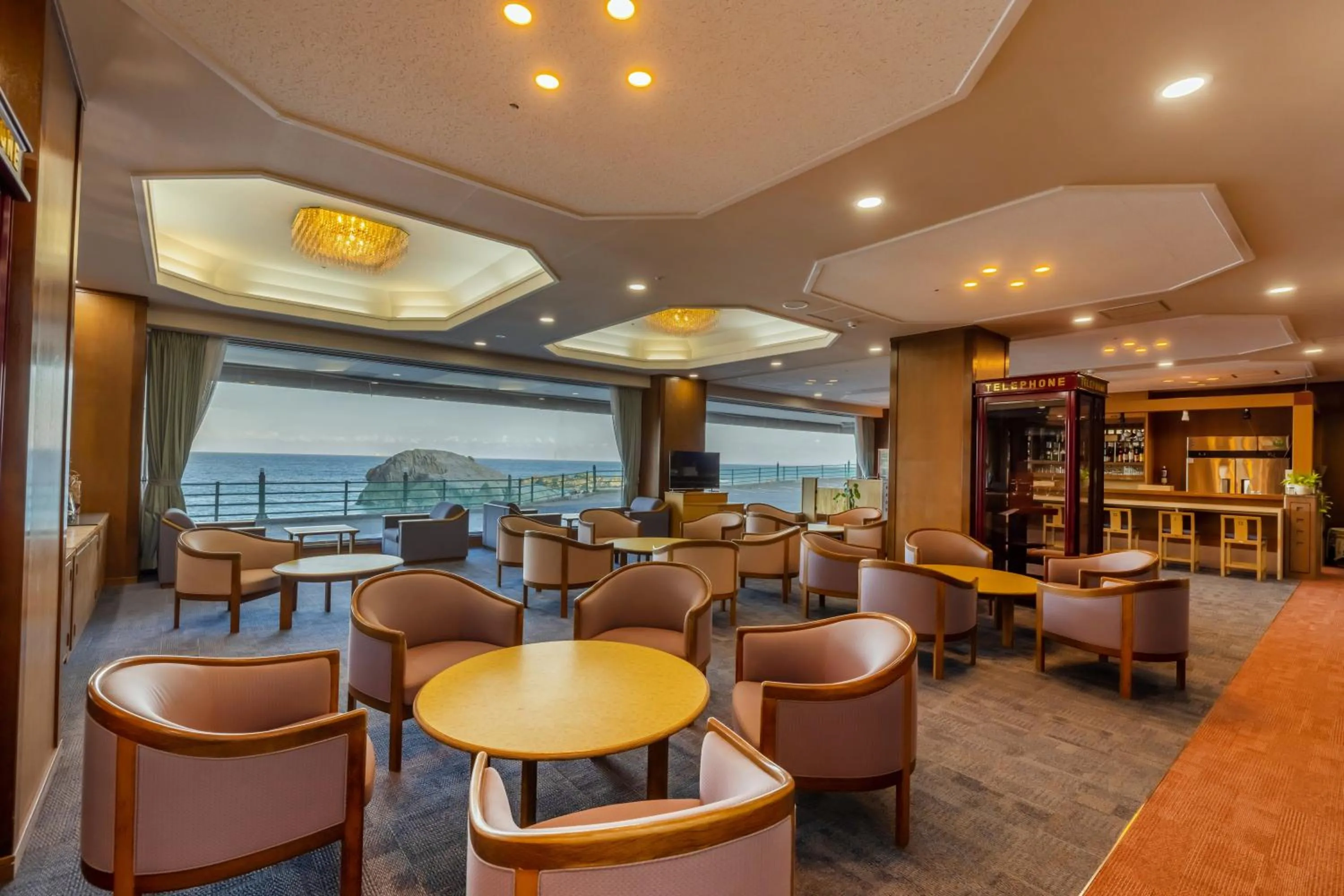 Lounge or bar in 銚子グランドホテル