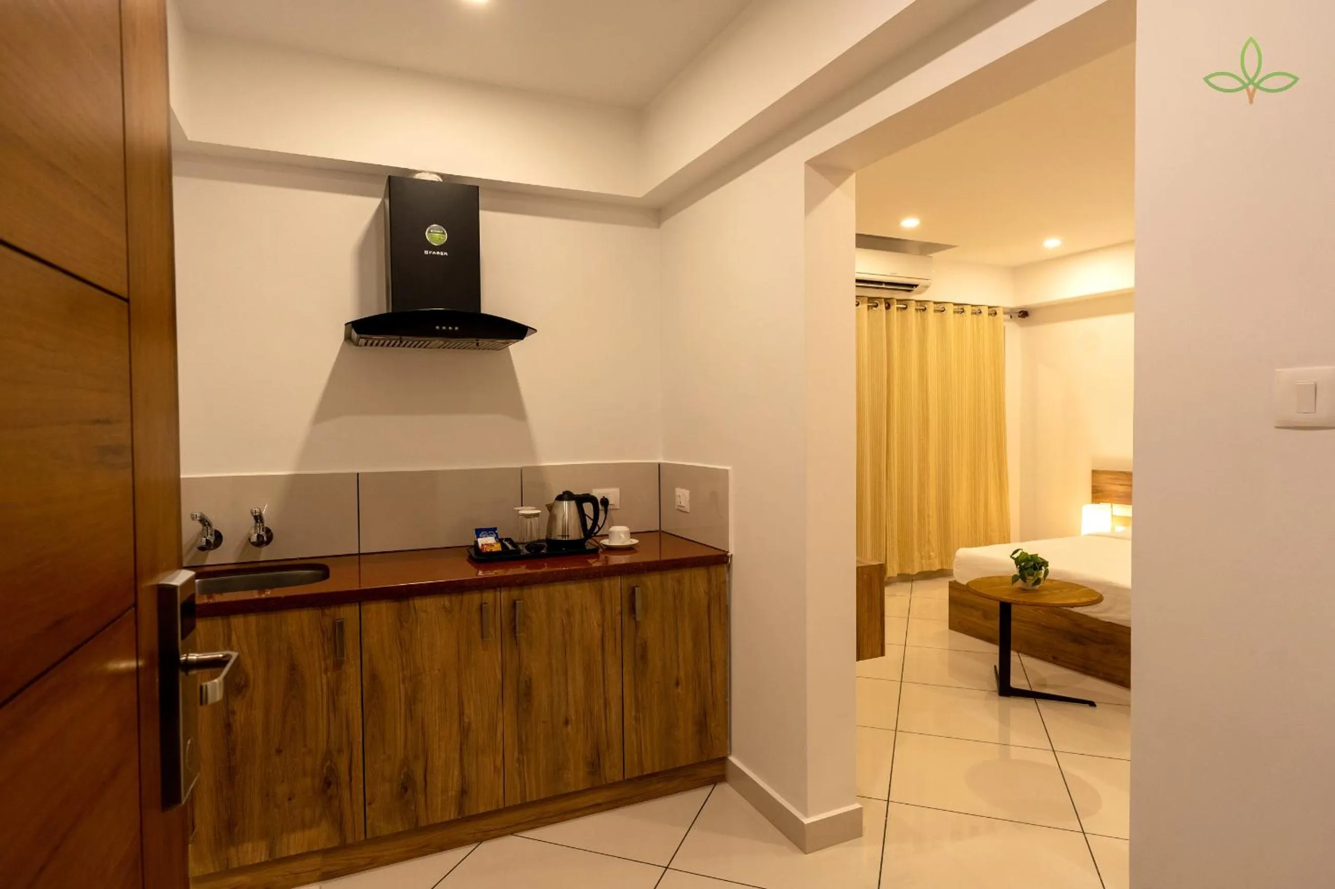 kitchen in Tea Tree Suites,Manipal