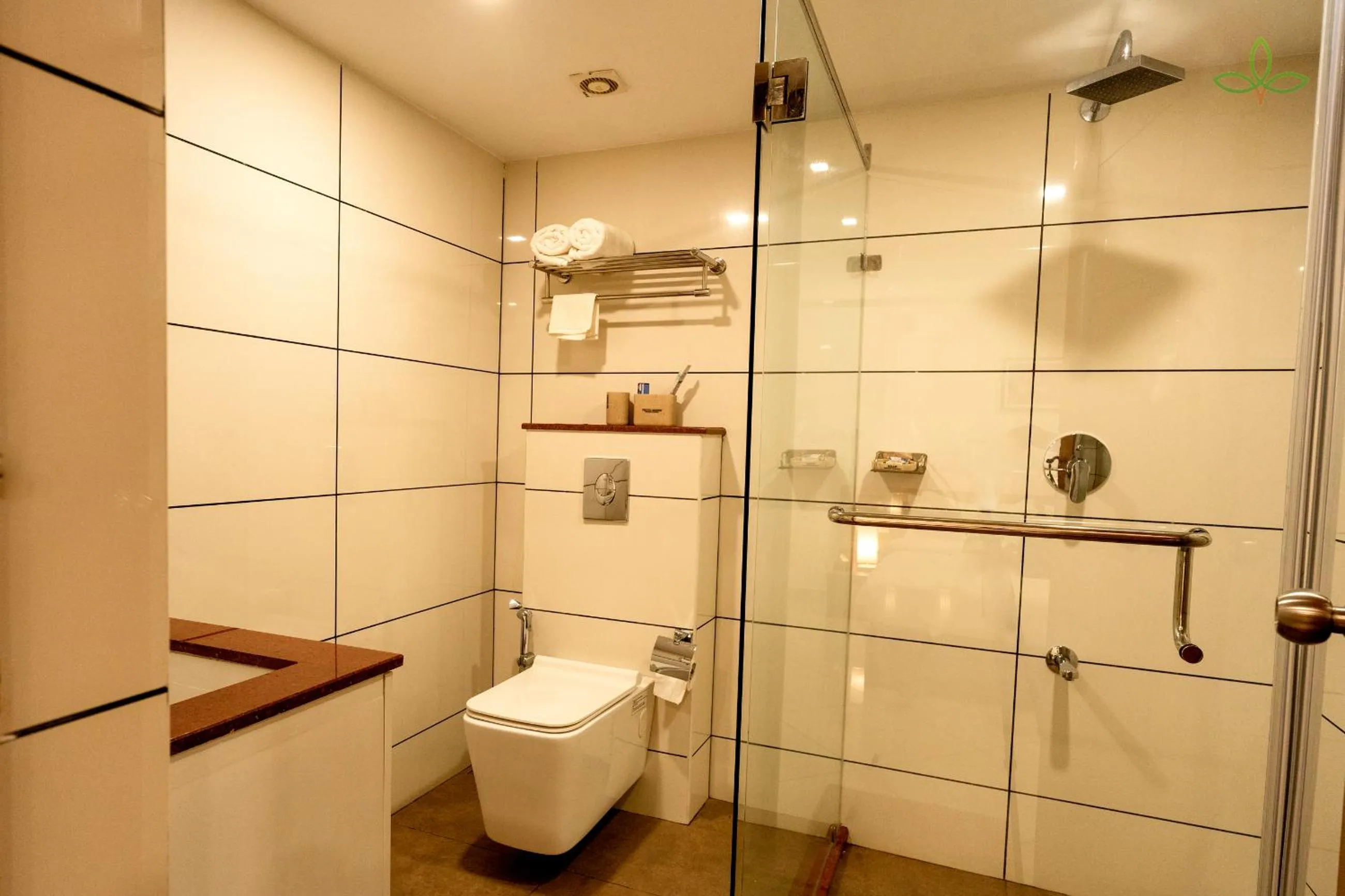 Shower in Tea Tree Suites,Manipal