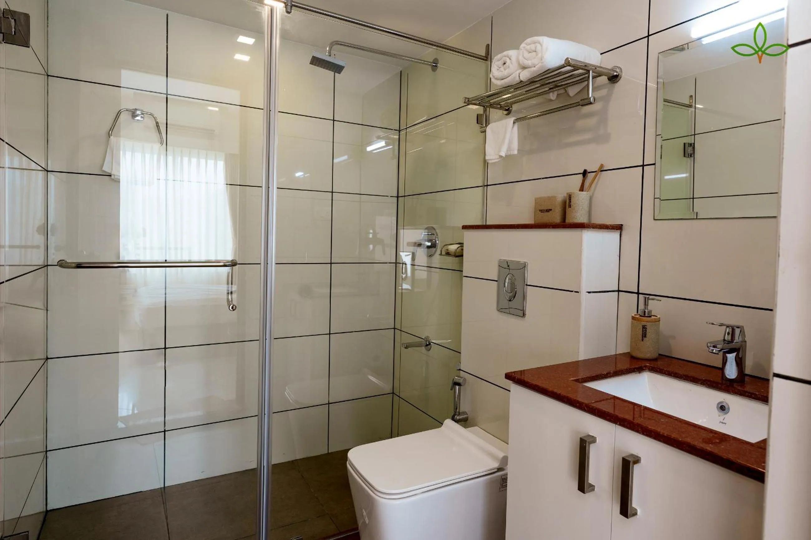 Bathroom in Tea Tree Suites,Manipal