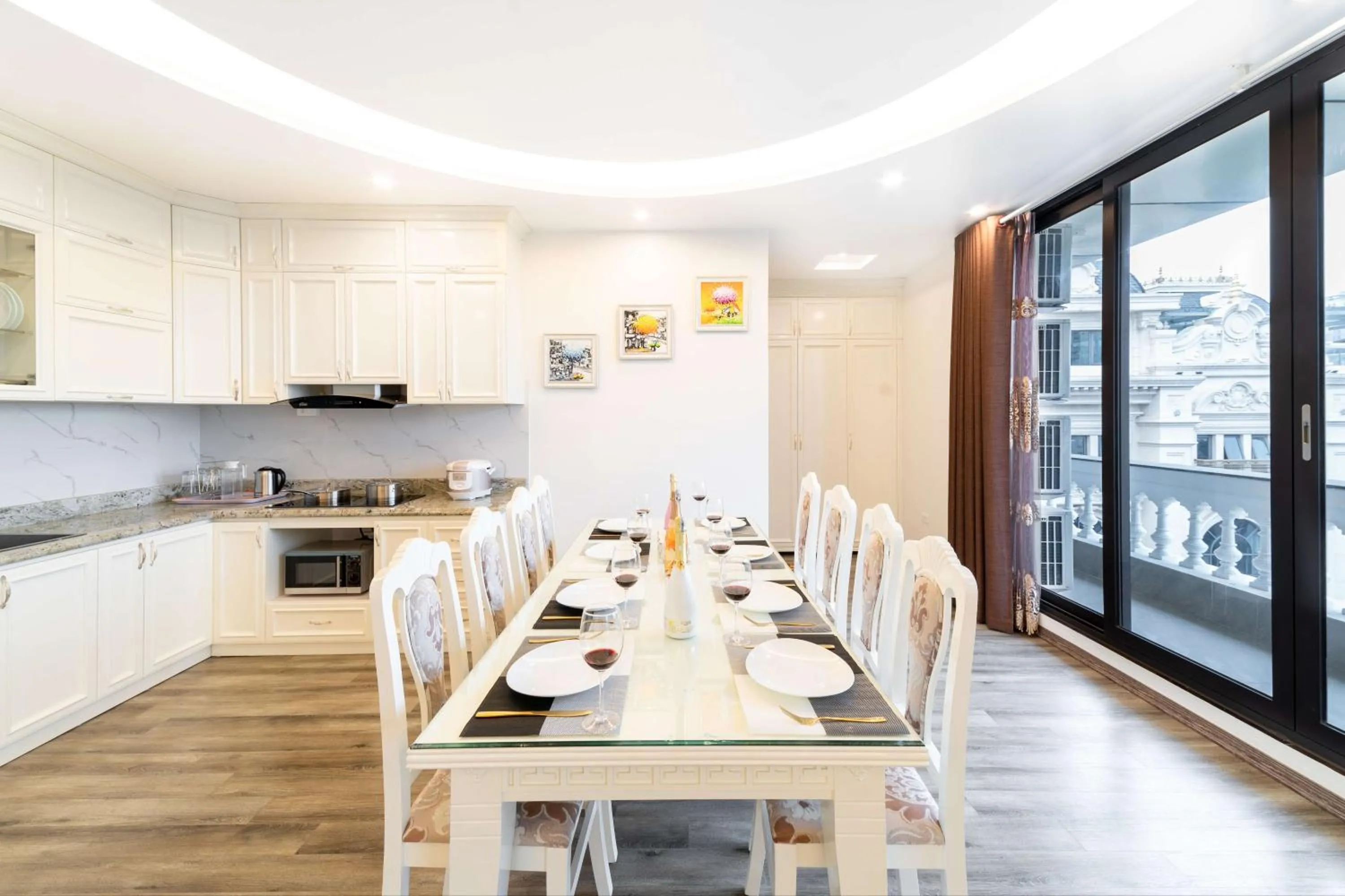 Seating area in Rosee Apartment Hotel