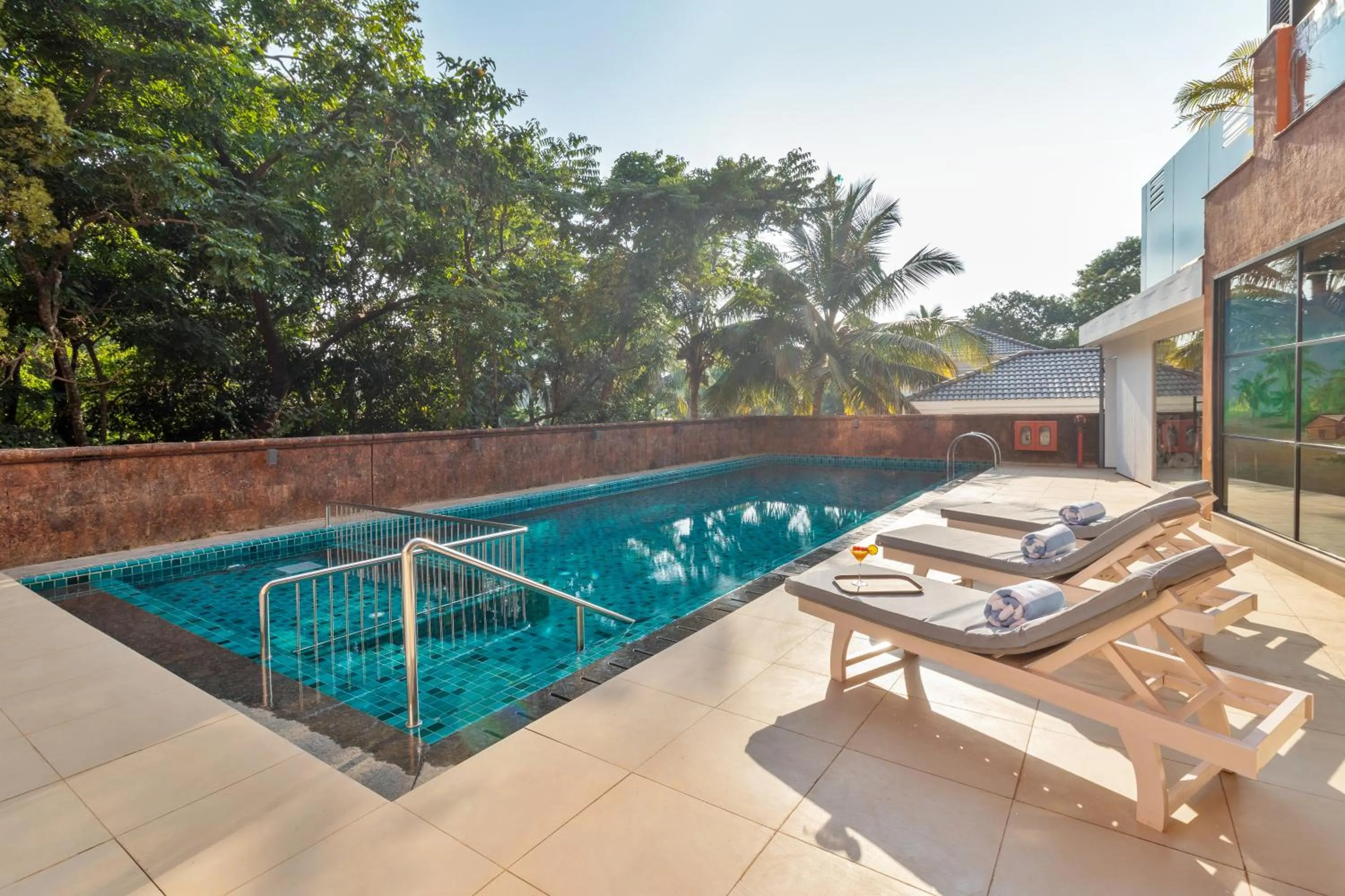 Swimming pool in Aiden by best Western Vagator Goa
