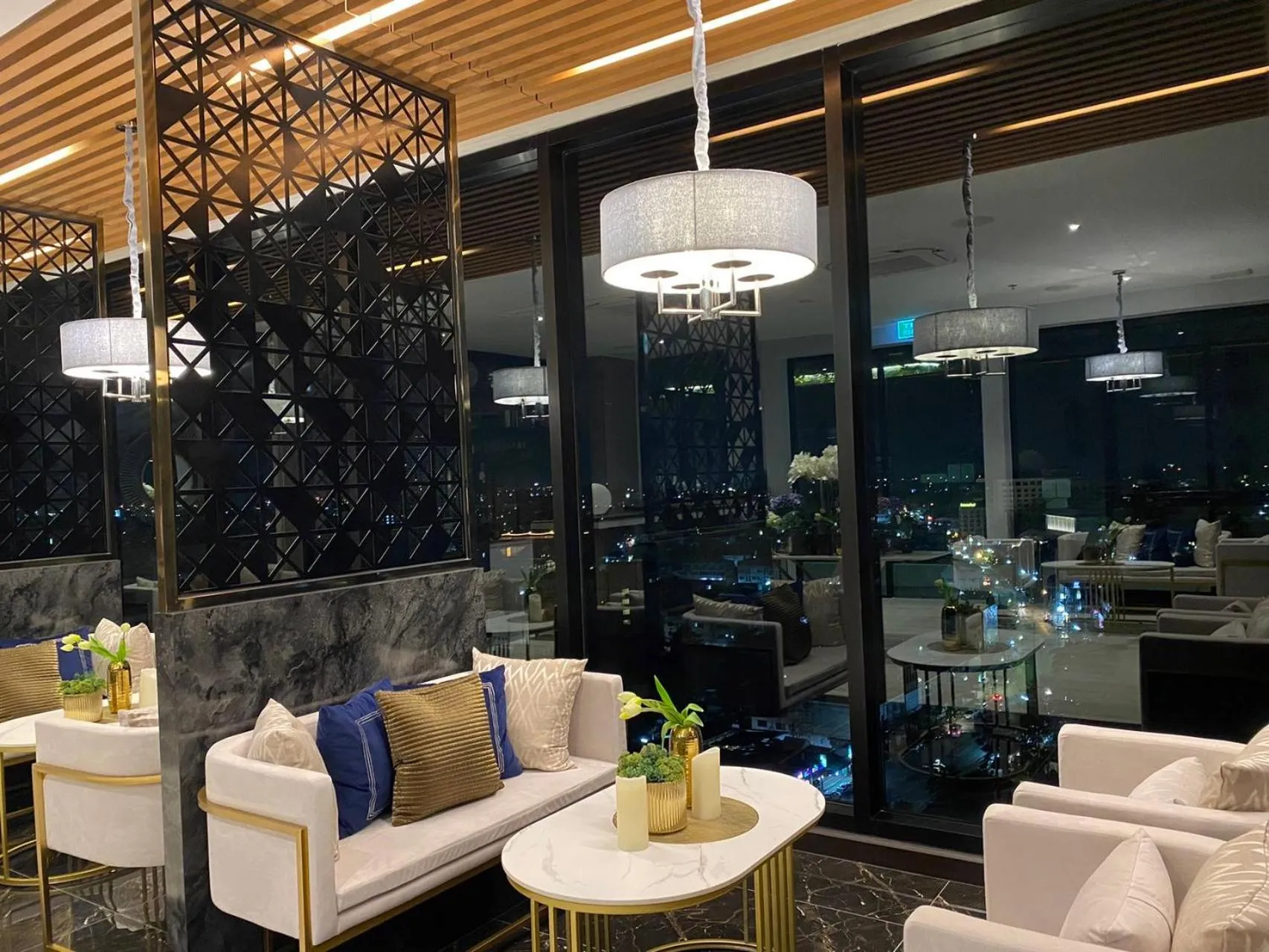 Seating area in Astra Sky River Condo