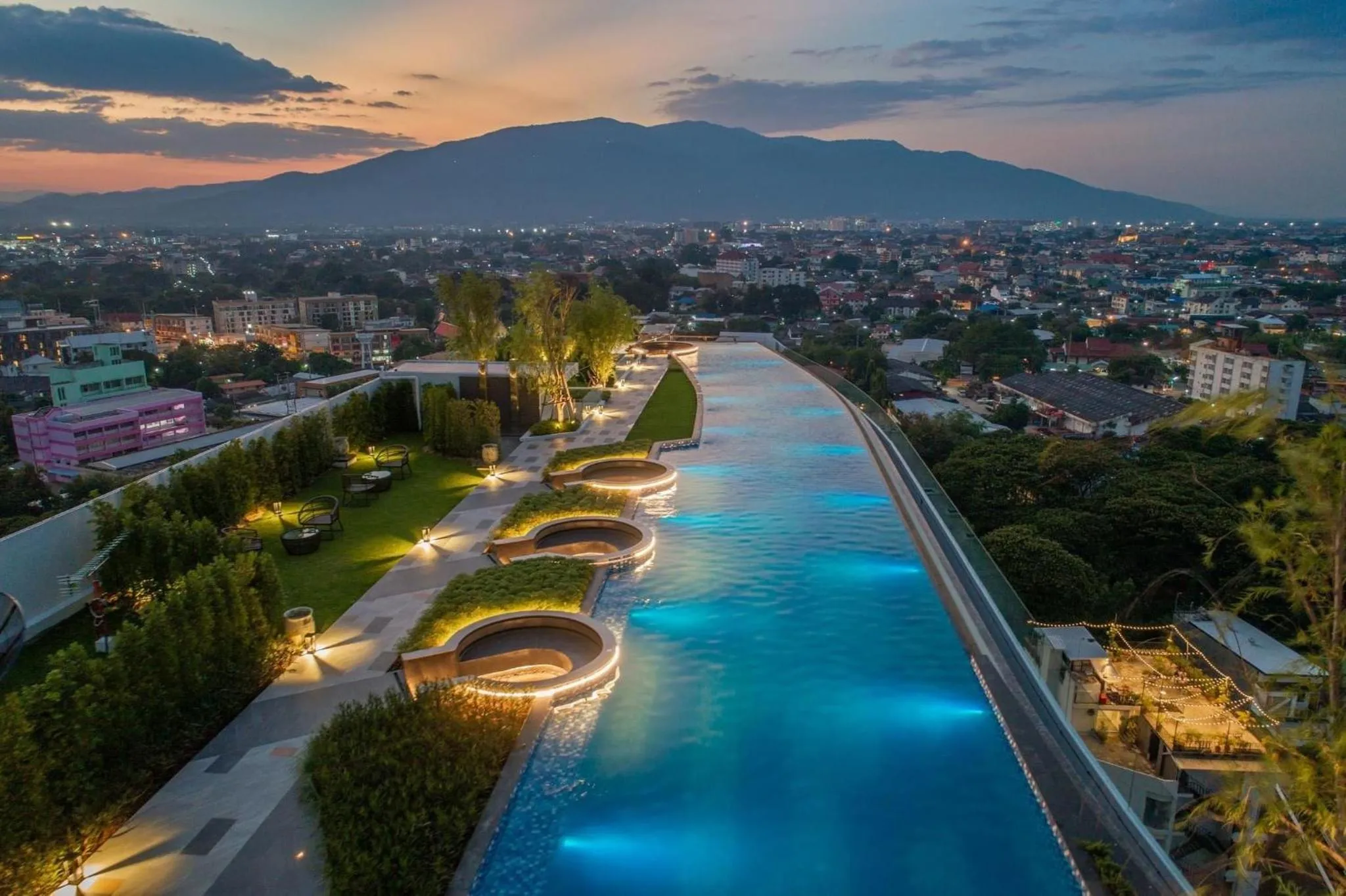 Swimming pool in Astra Sky River Condo