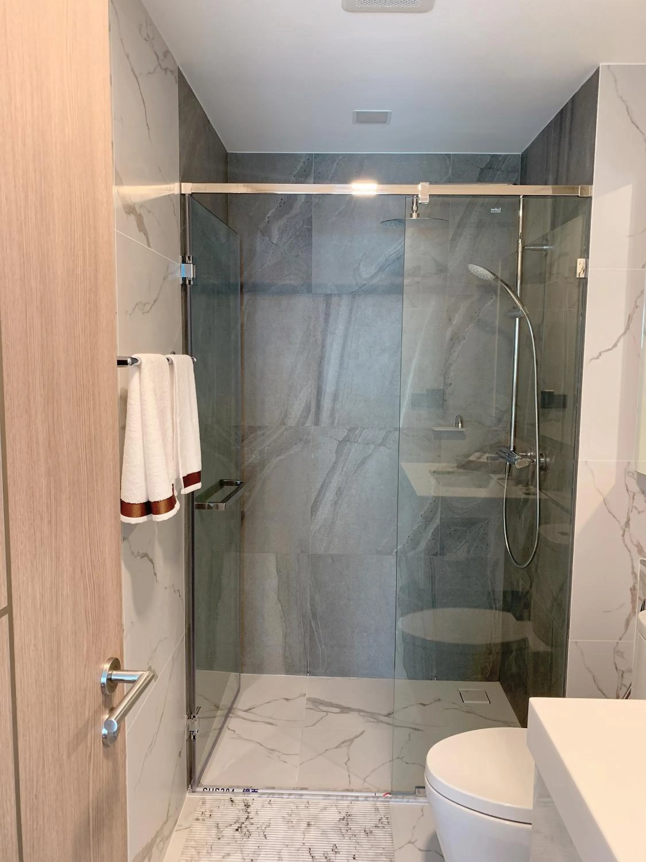 Shower in Astra Sky River Condo