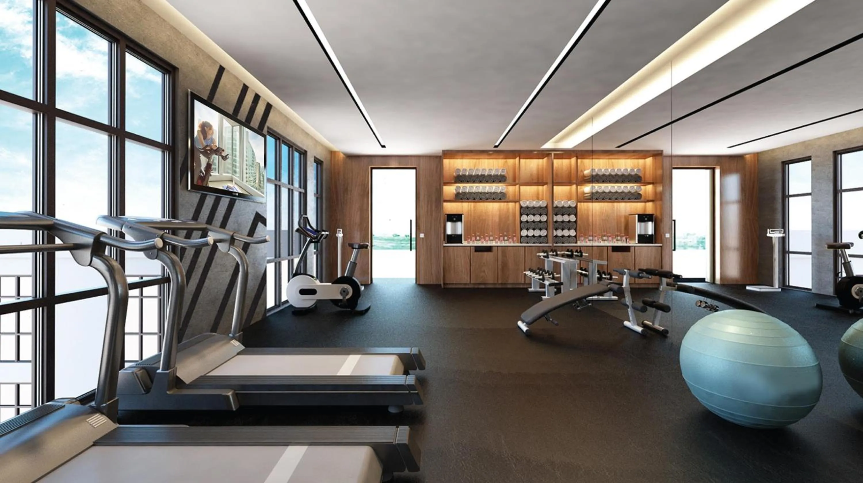 Fitness centre/facilities in Citadines Connect Georgetown Penang