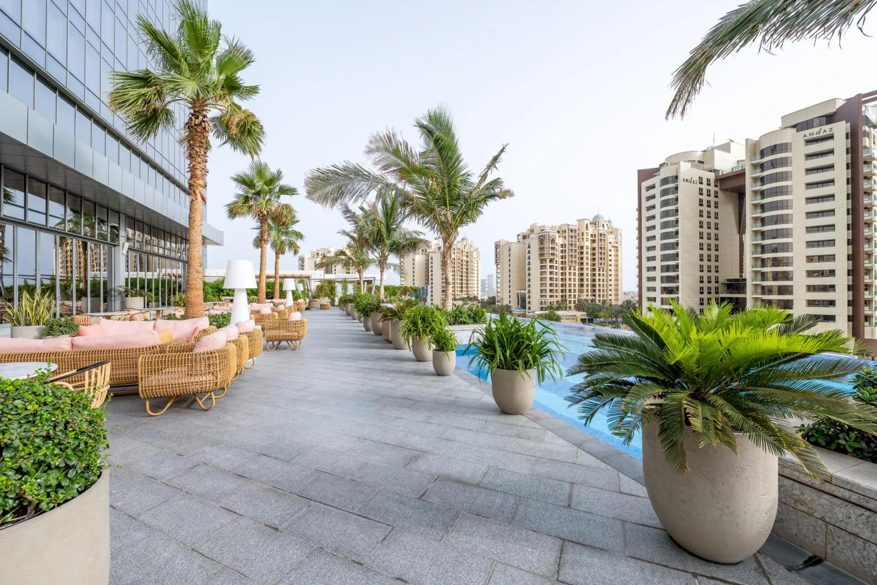 Swimming pool in Ultra Luxury Palm Tower with Shared Hotel Facilities