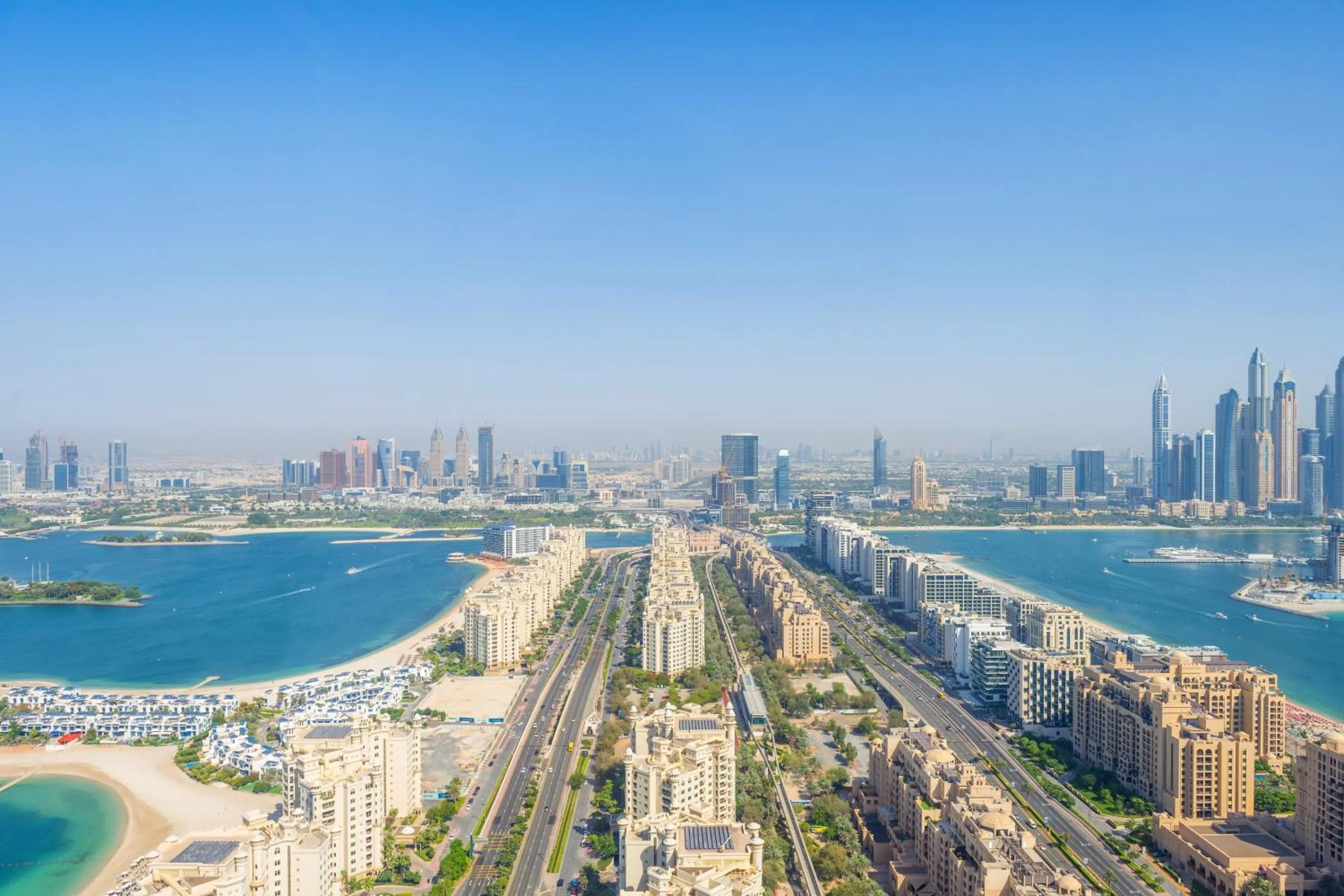 Bird's eye view in Ultra Luxury Palm Tower with Shared Hotel Facilities