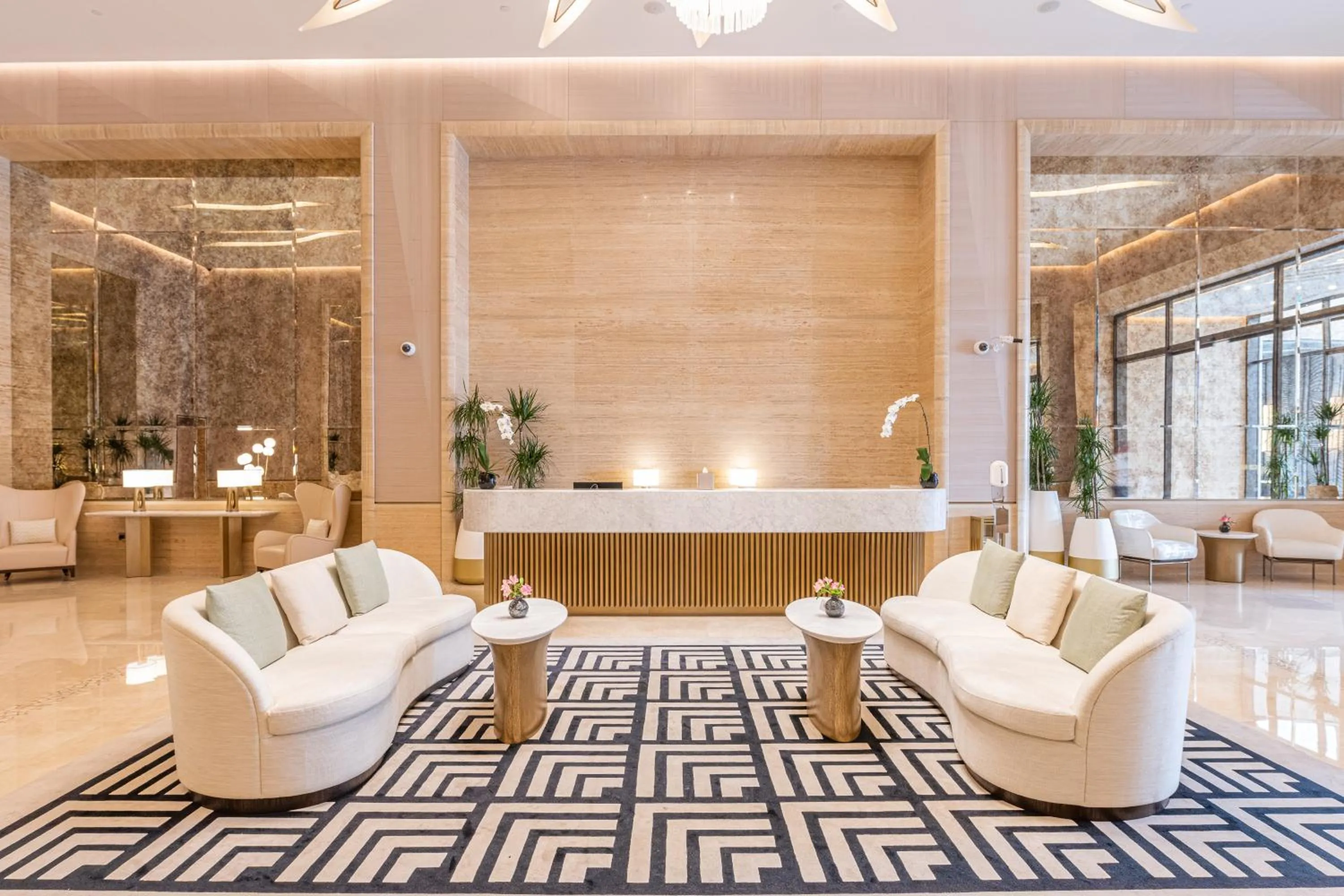 Lobby or reception in Ultra Luxury Palm Tower with Shared Hotel Facilities