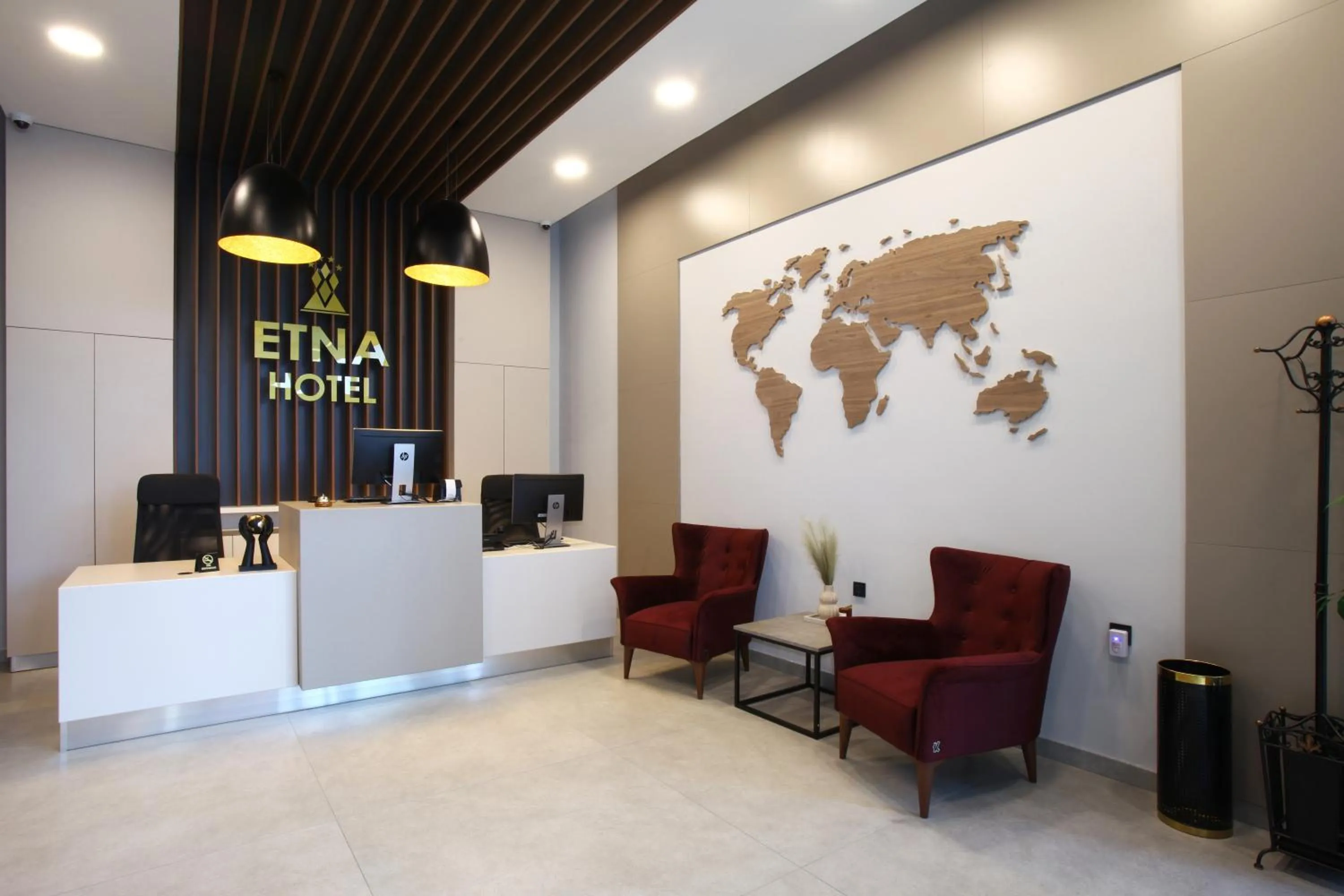 Lobby or reception in Hotel ETNA