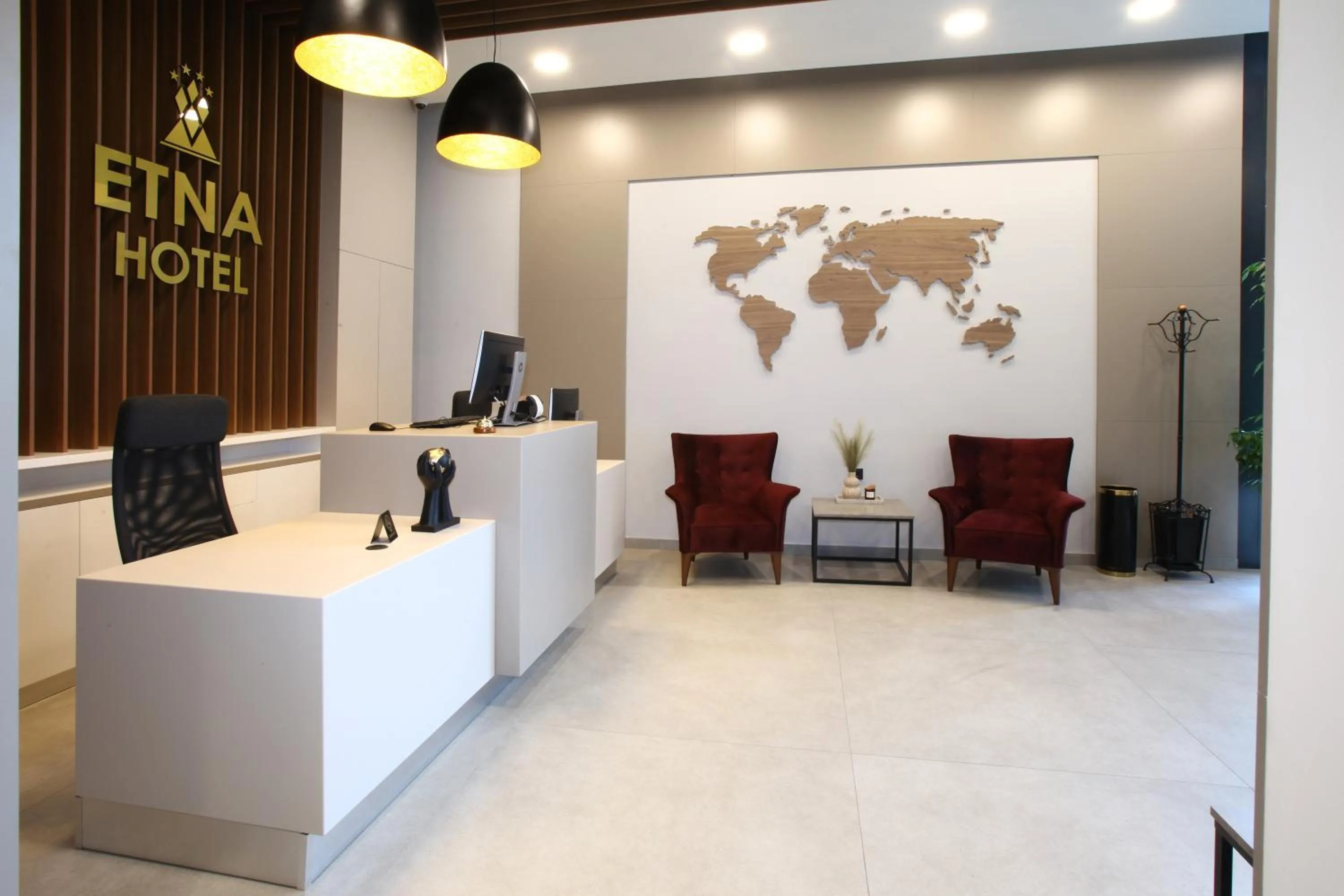 Lobby or reception in Hotel ETNA