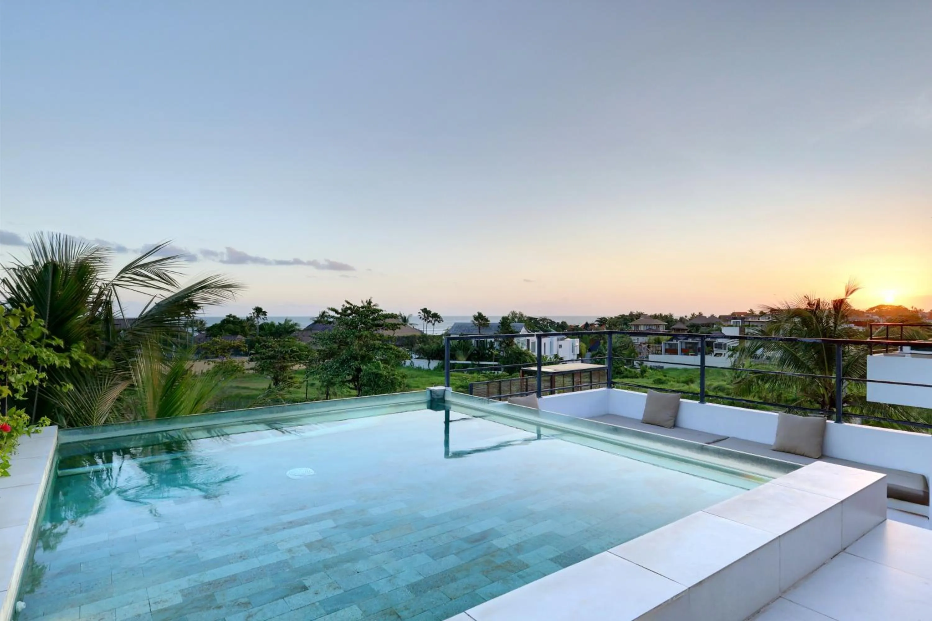Pool view in Baliwood Residence Villas by BREIG