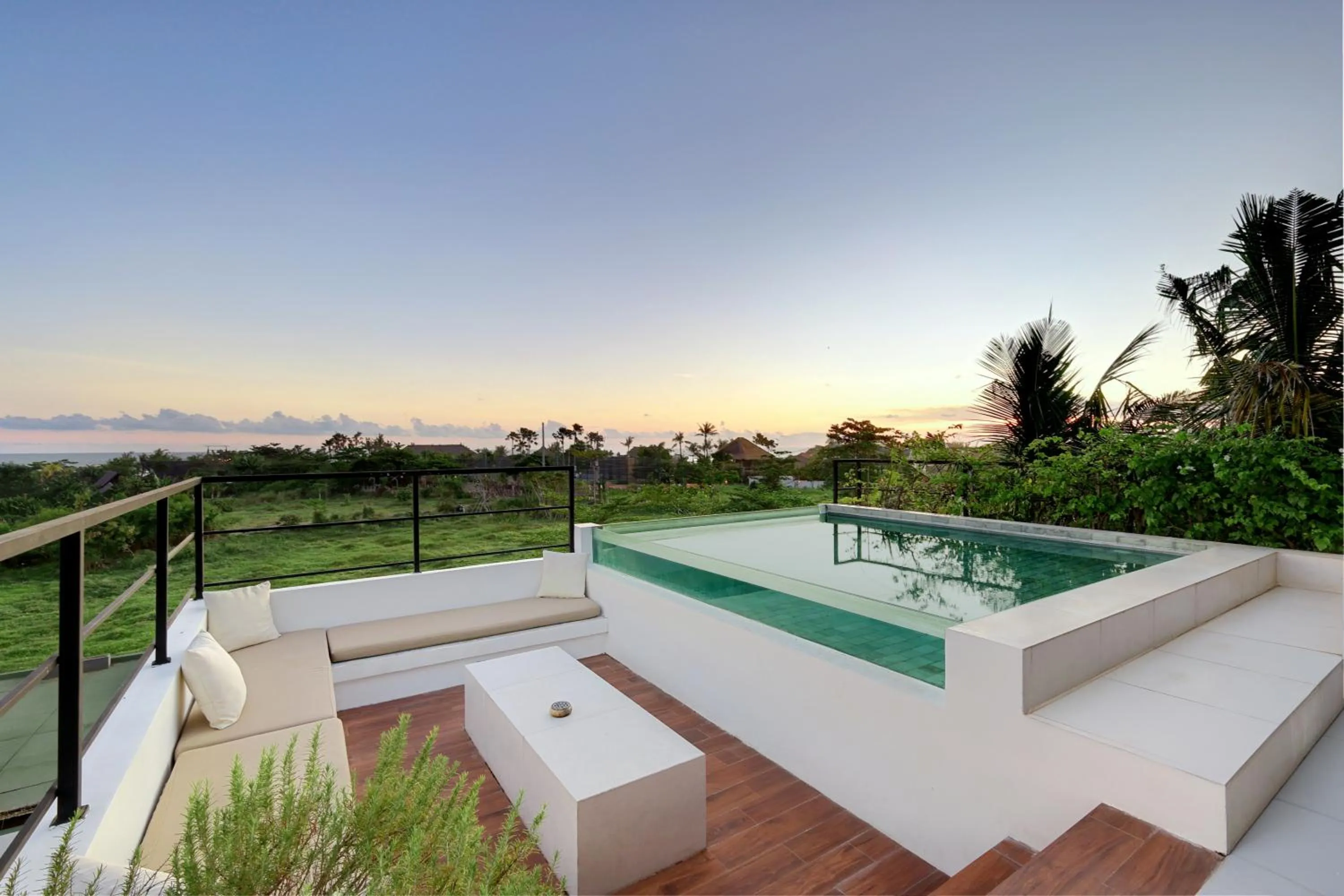 Pool view in Baliwood Residence Villas by BREIG