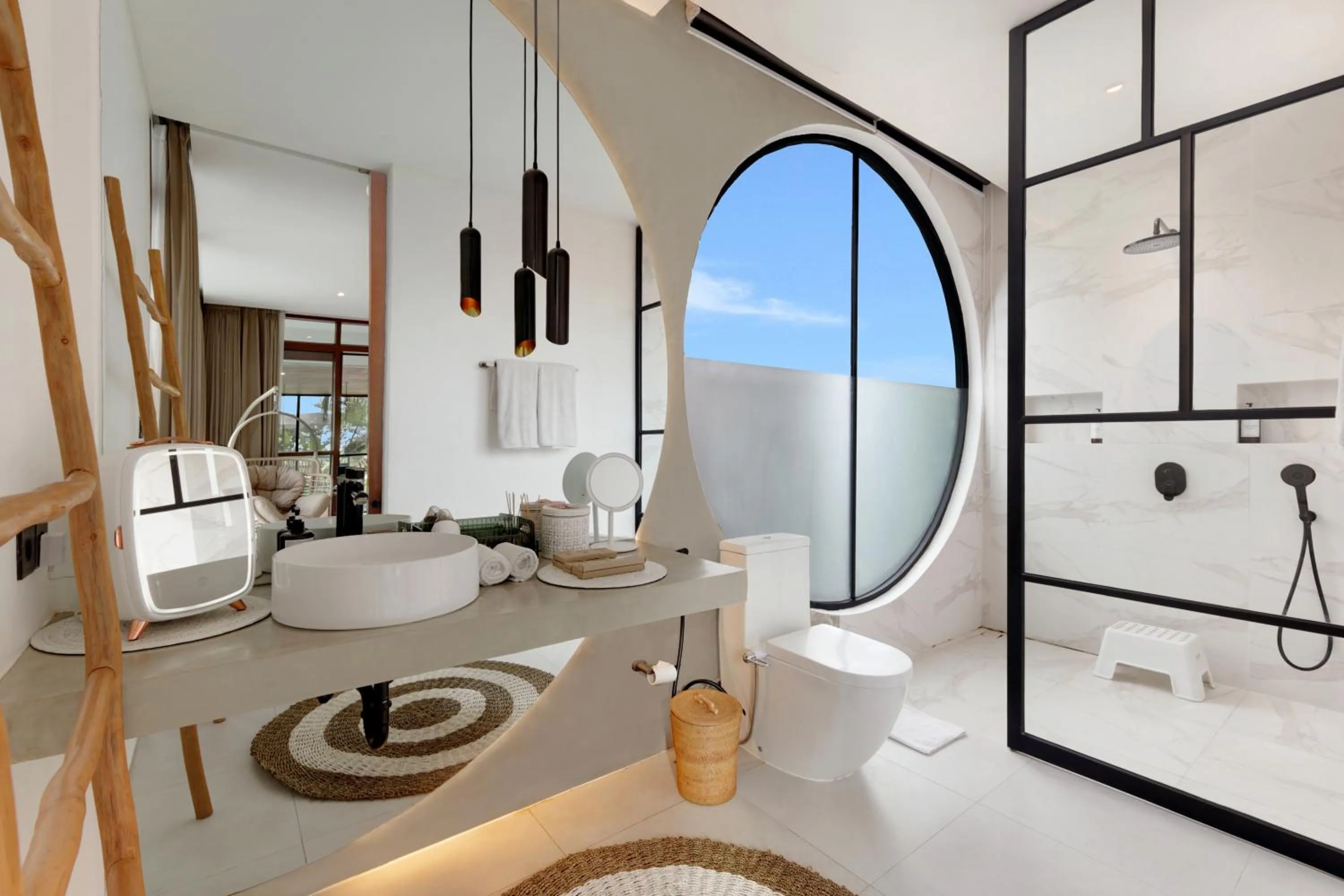 Shower in Baliwood Residence Villas by BREIG