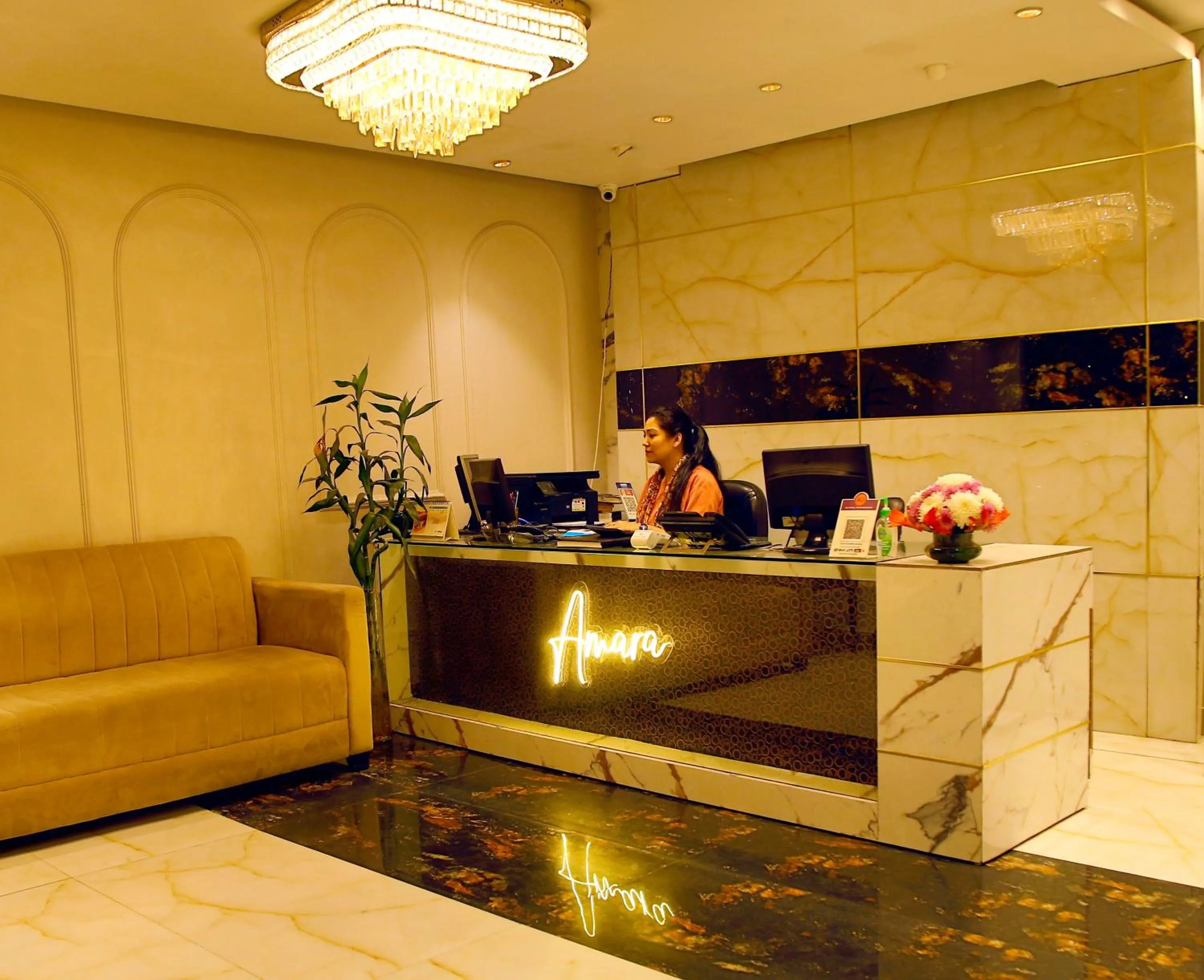 Lobby or reception in AMARA HOTEL