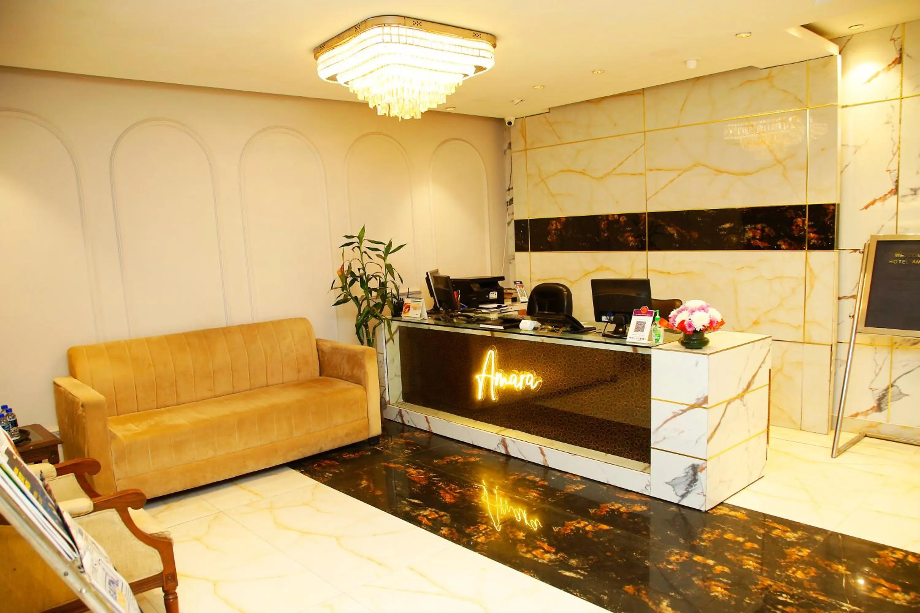 Lobby or reception in AMARA HOTEL