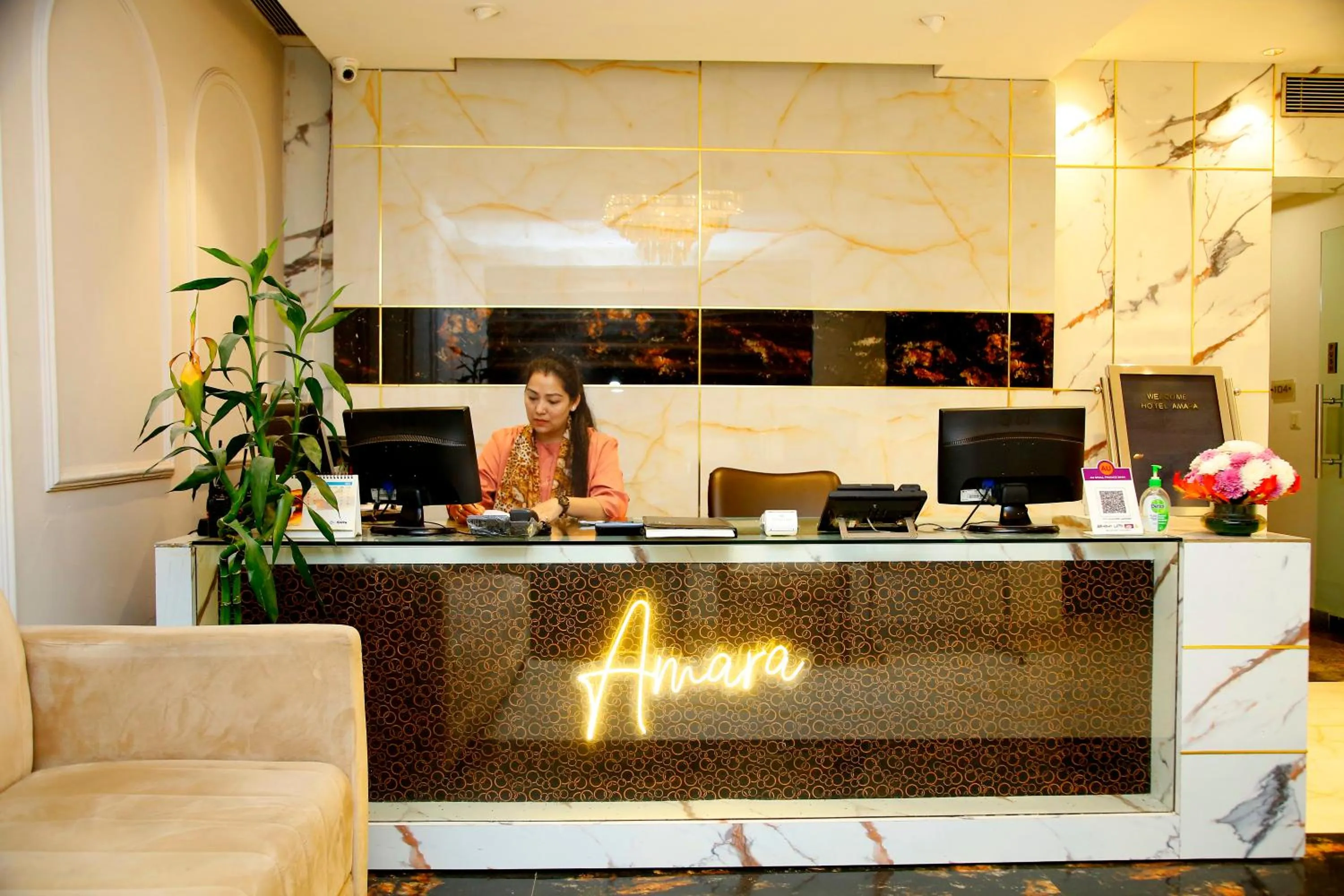 Lobby or reception in AMARA HOTEL