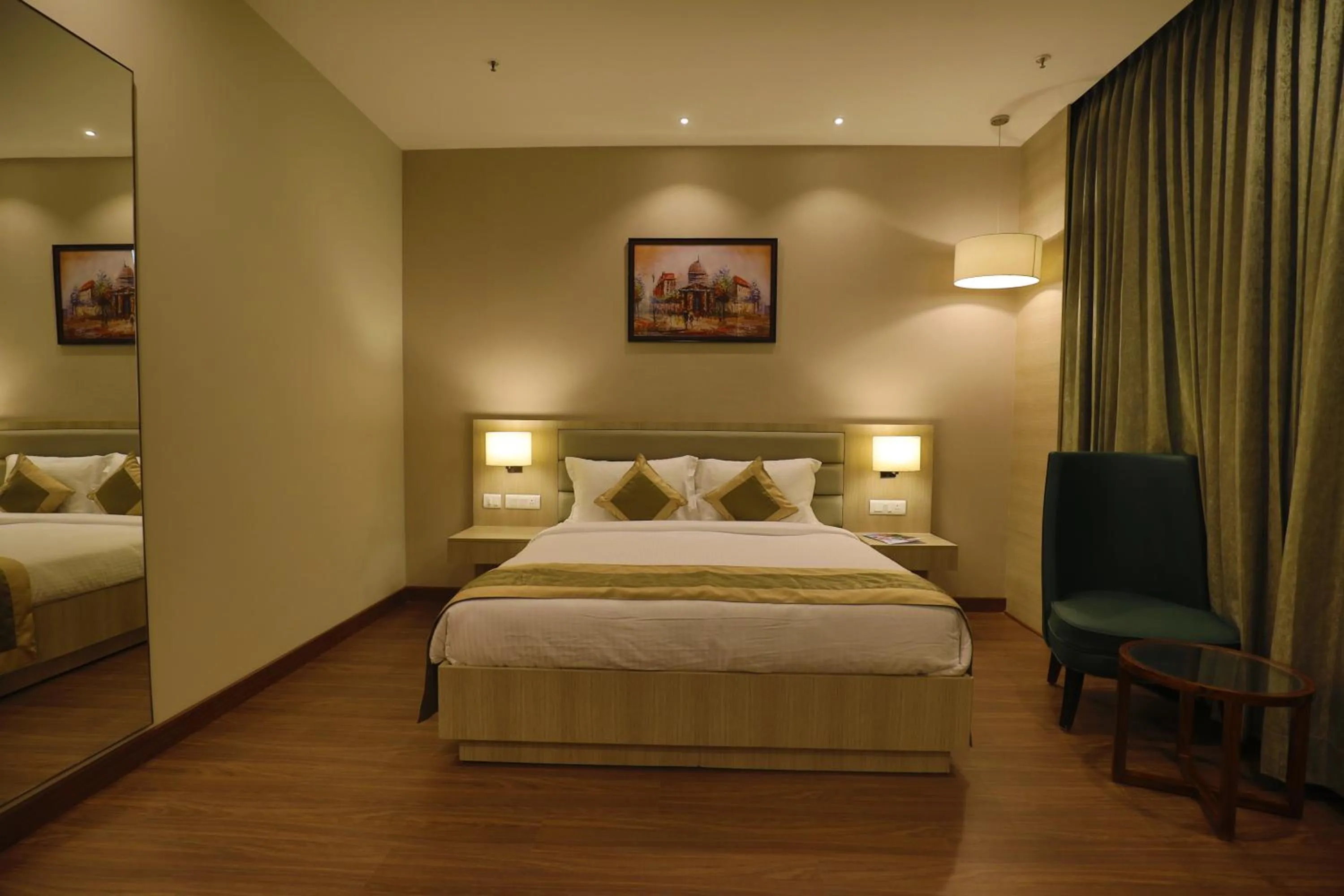 Photo of the whole room, Bed in Goa Country Club Near Park Hospital BY Pearl I Luxury resort in Gurgaon