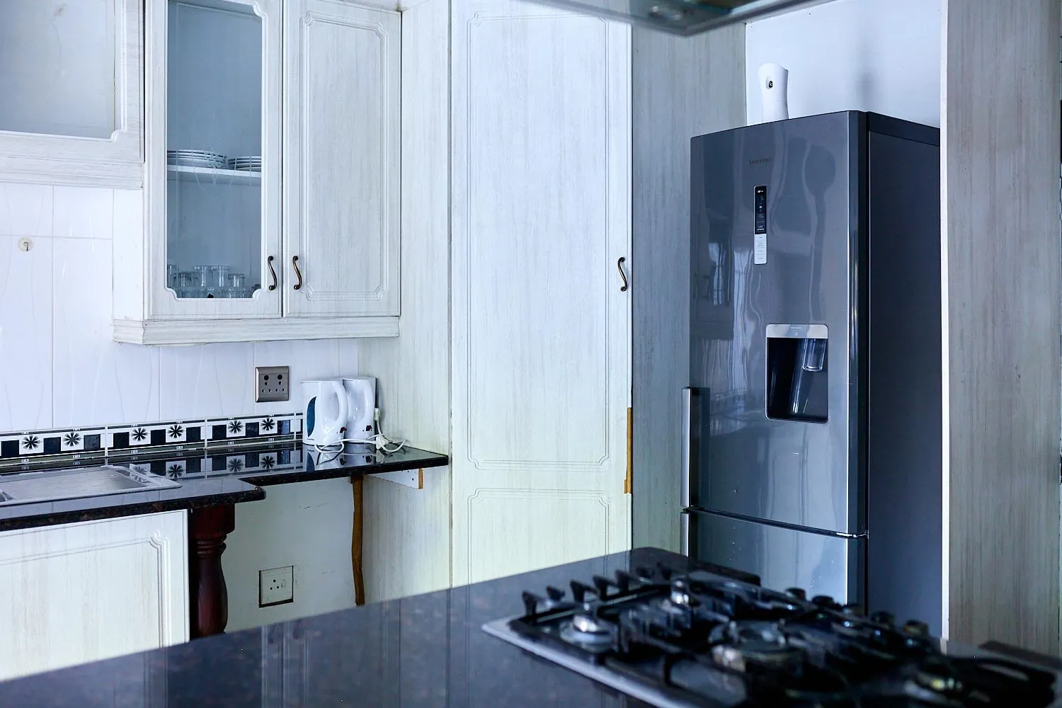 Kitchen or kitchenette in Airport Royal Guest House