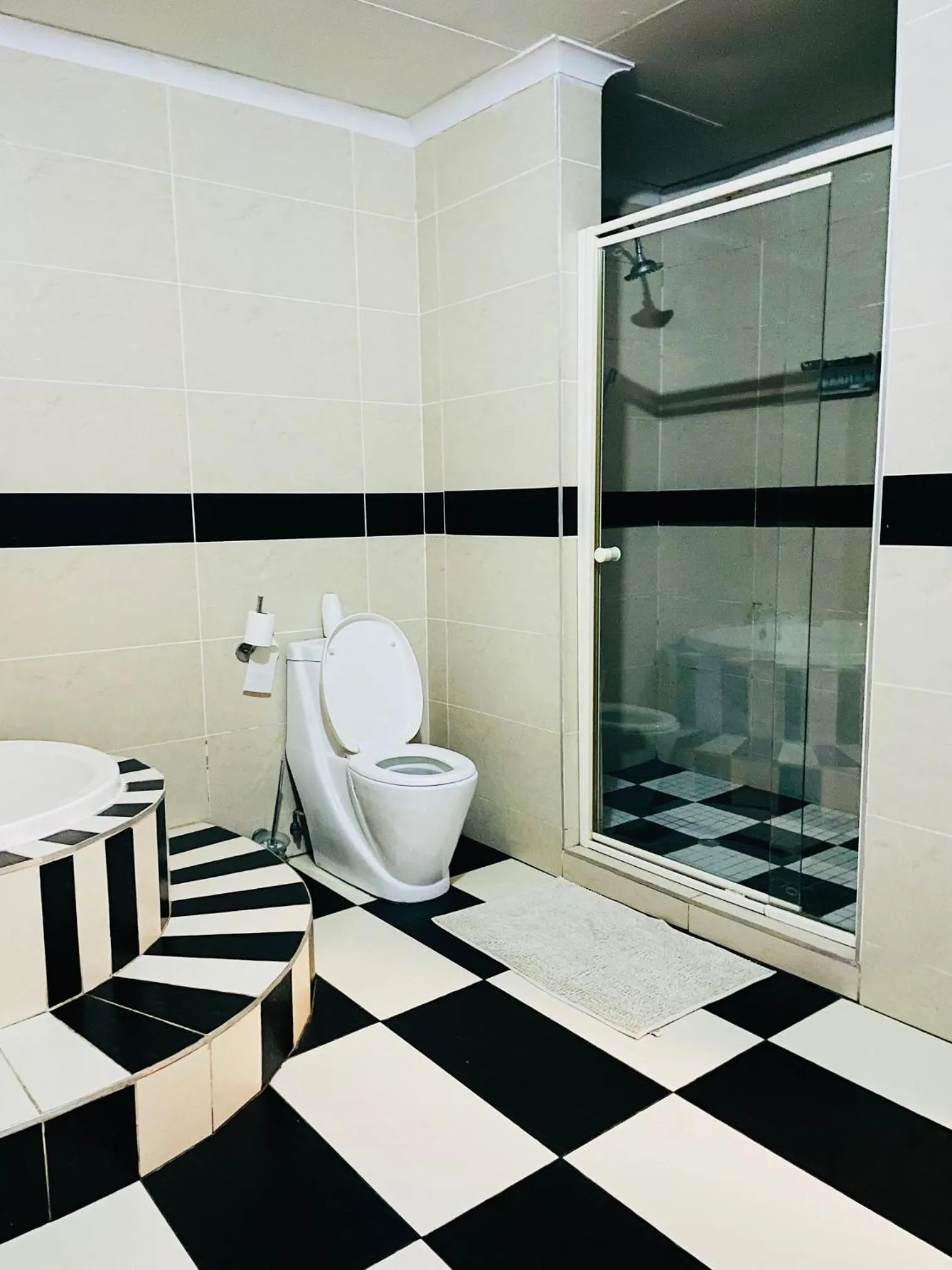 Shower in Airport Royal Guest House