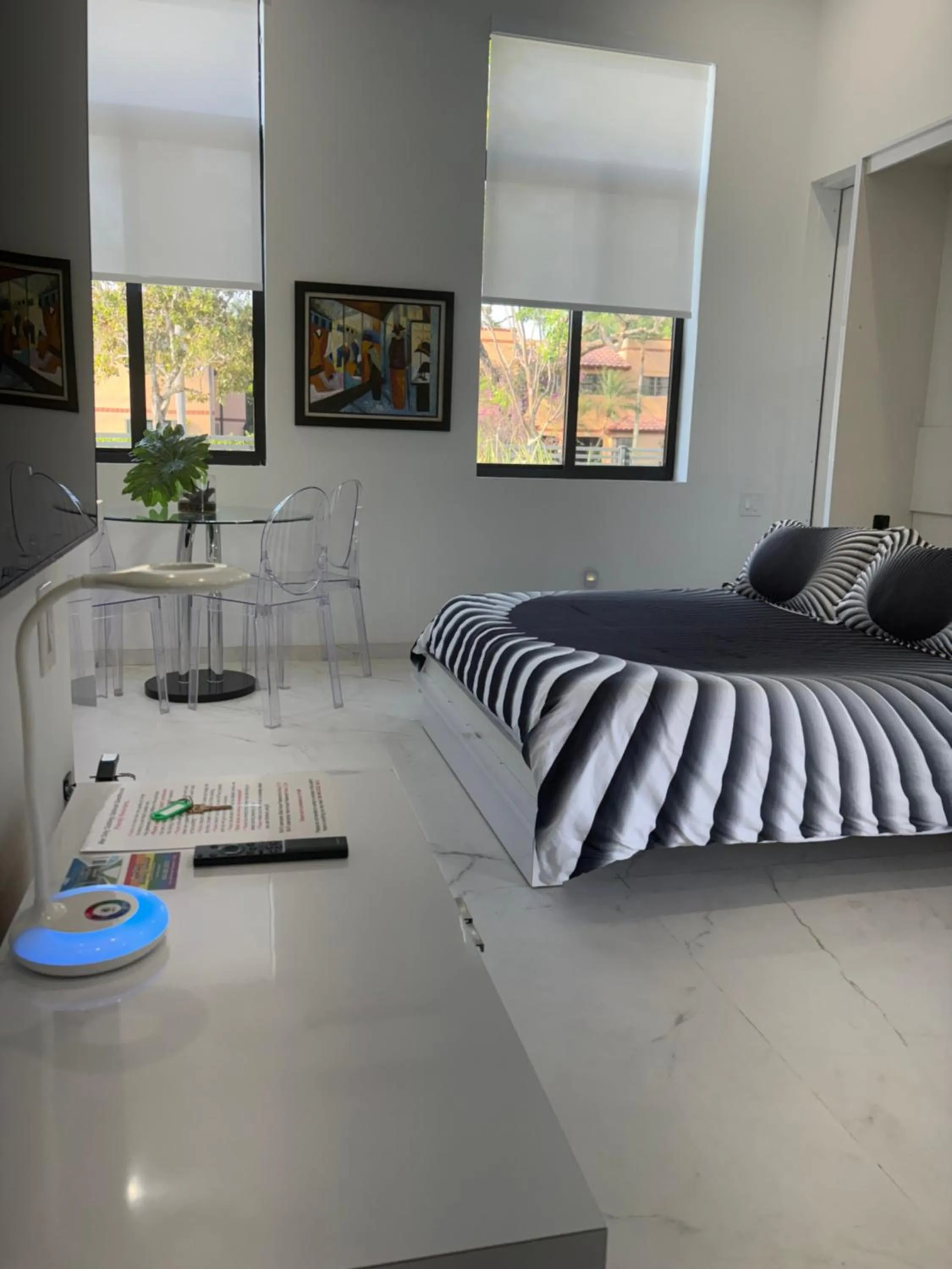 Bed in Men only clothing option guesthouse near Wilton Manors