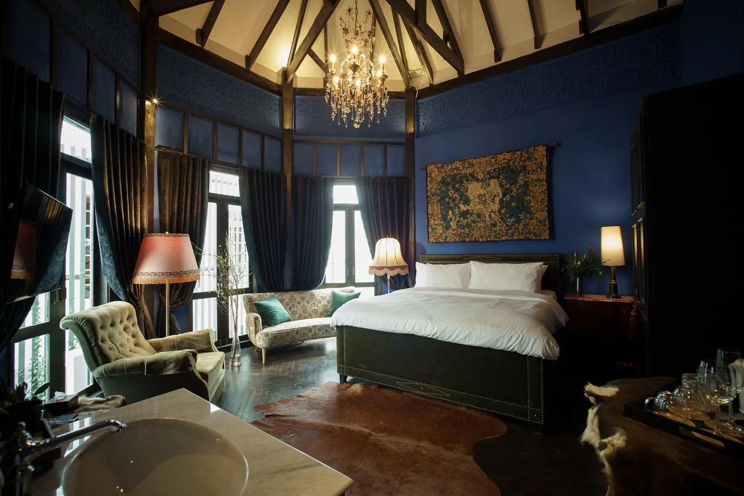 Bed in Baan Tuk Din Hotel