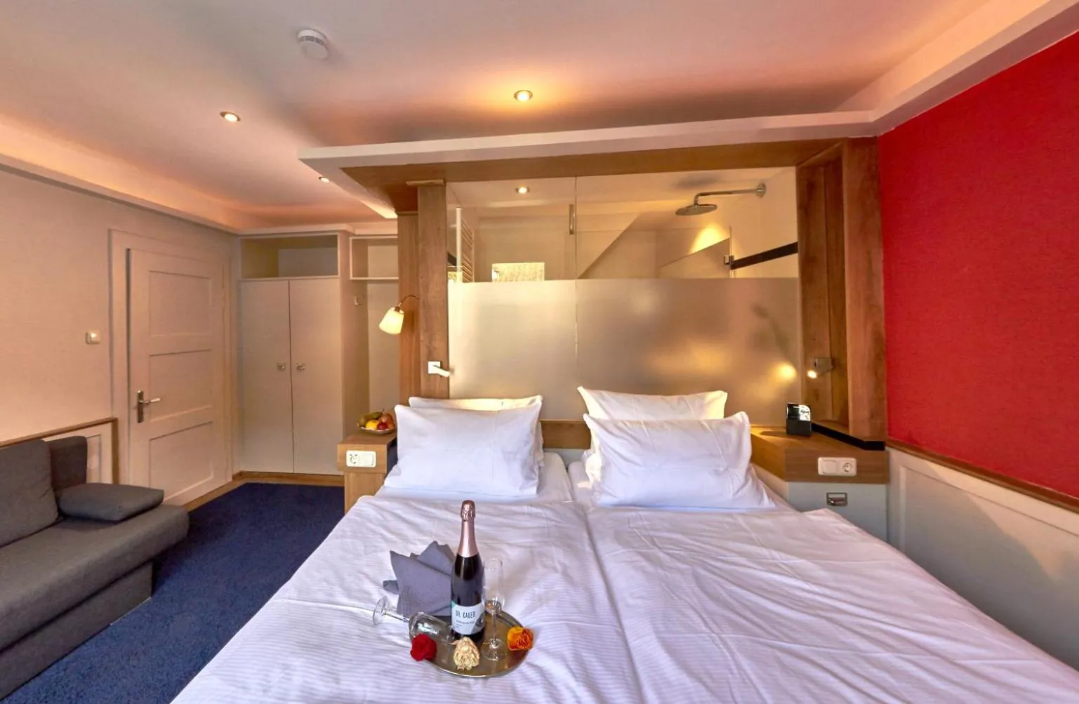 Bed in Rhein Hotel Bacharach und Stübers Restaurant