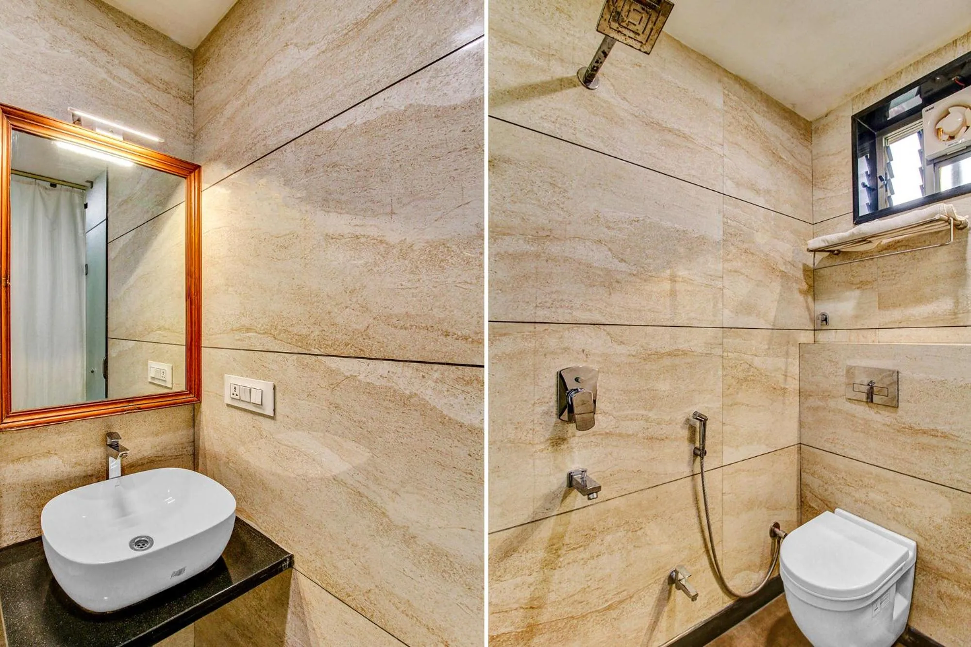 Bathroom in FabHotel Prime Manjeet
