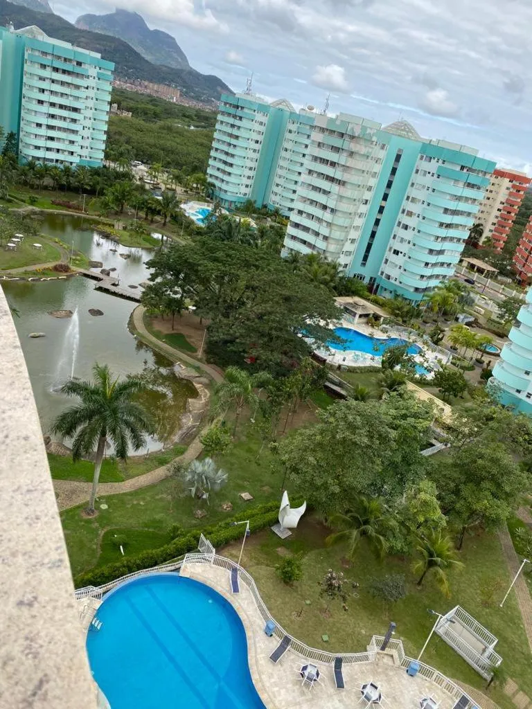 Mountain, lake and pool view apartment