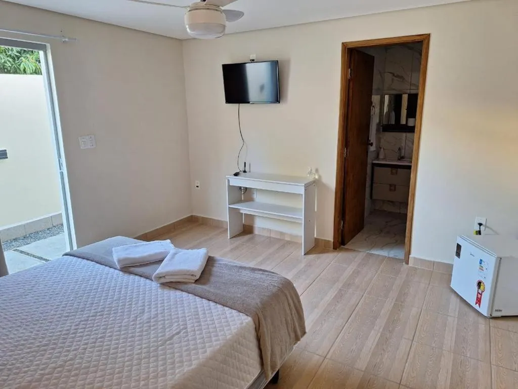 Bed in Pousada Saint James