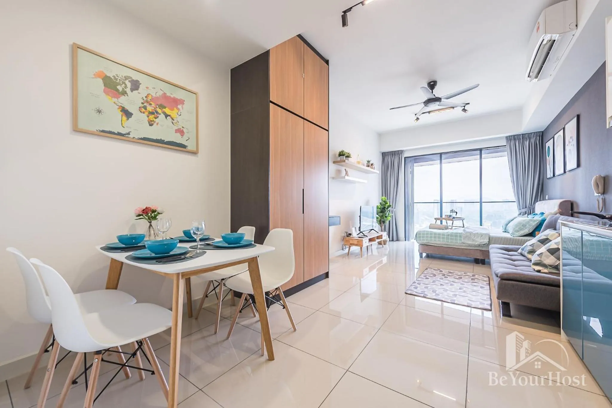 Seating area in Continew Residences Kuala Lumpur