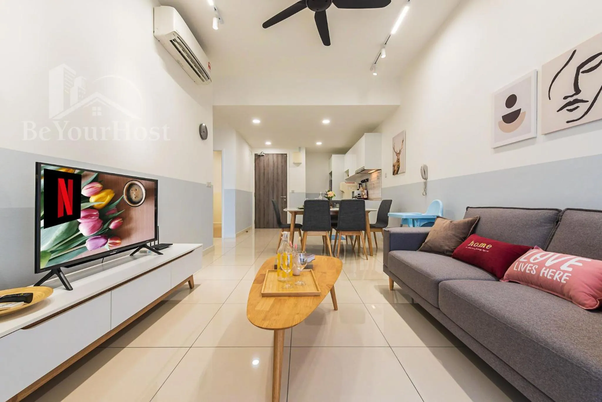 Living room in Continew Residences Kuala Lumpur