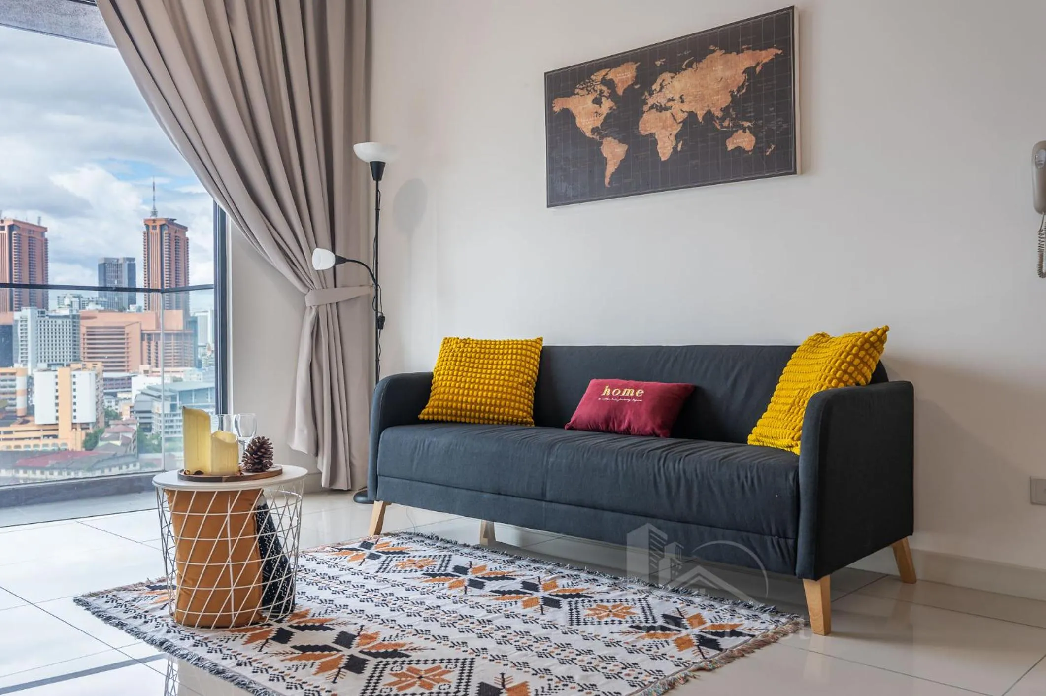 Living room in Continew Residences Kuala Lumpur