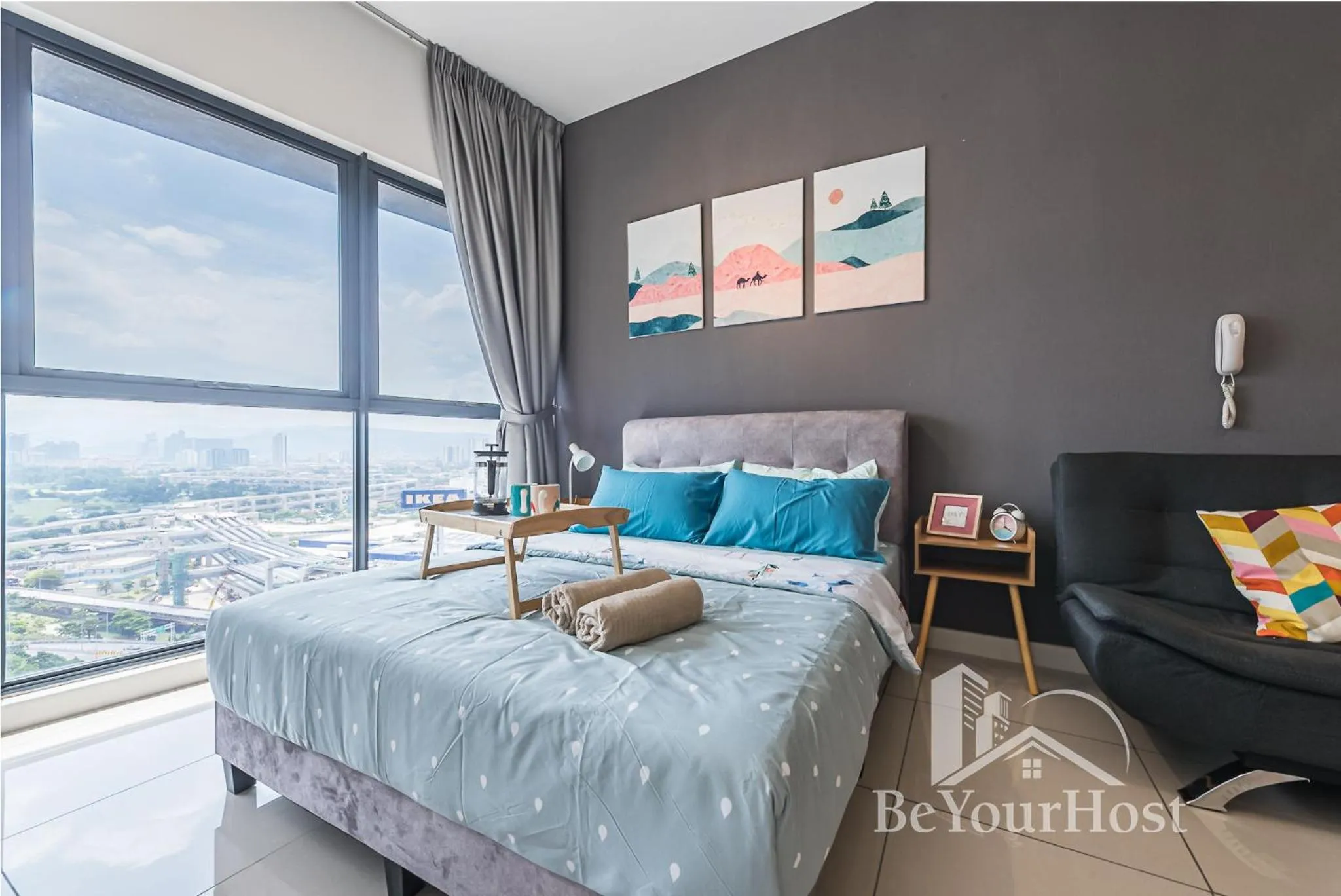 Bed in Continew Residences Kuala Lumpur