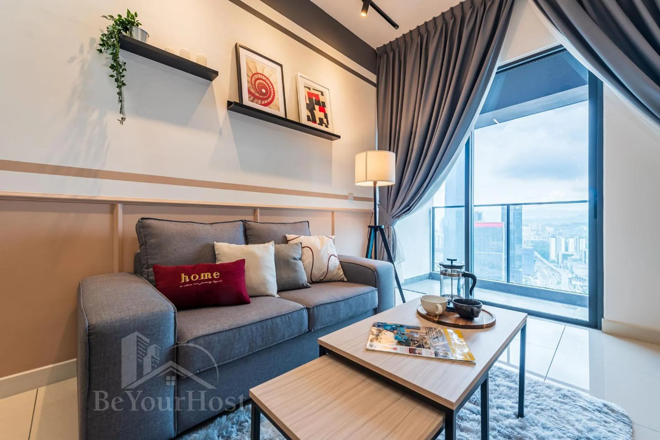 Living room in Continew Residences Kuala Lumpur