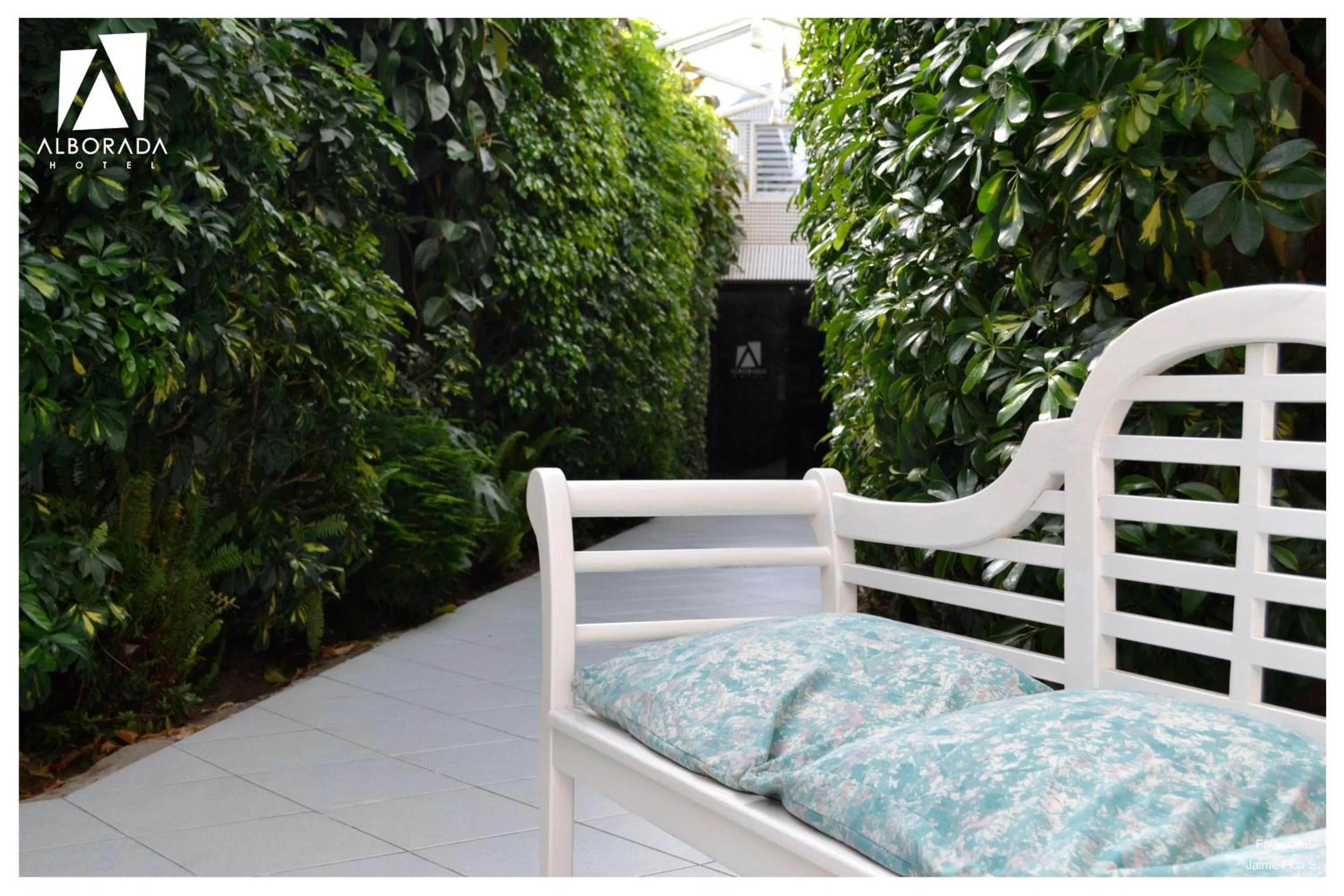 Patio in Hotel Alborada