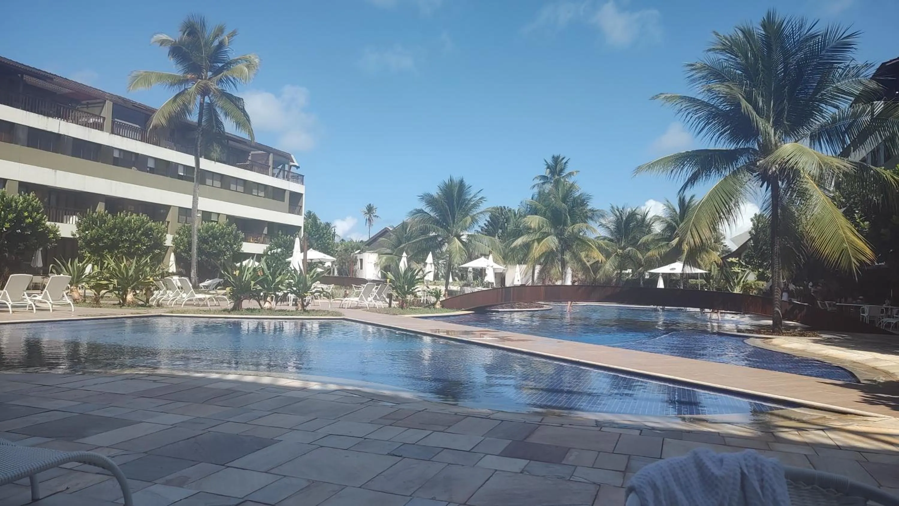 Pool view in Flat no Malawi Resort 203 B em Muro Alto, Porto de Galinhas