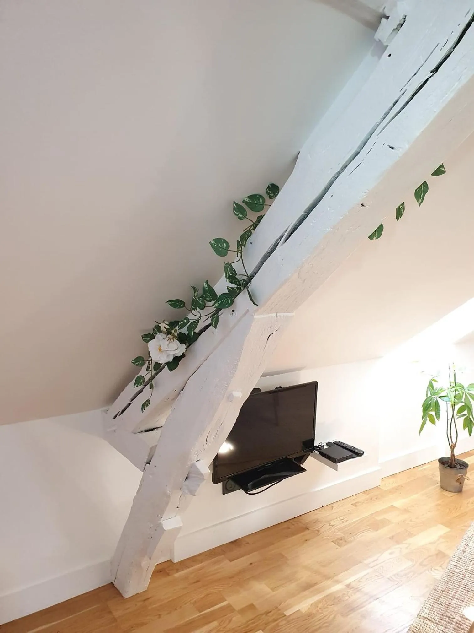 Living room in Quiétude au Bord de Loire.