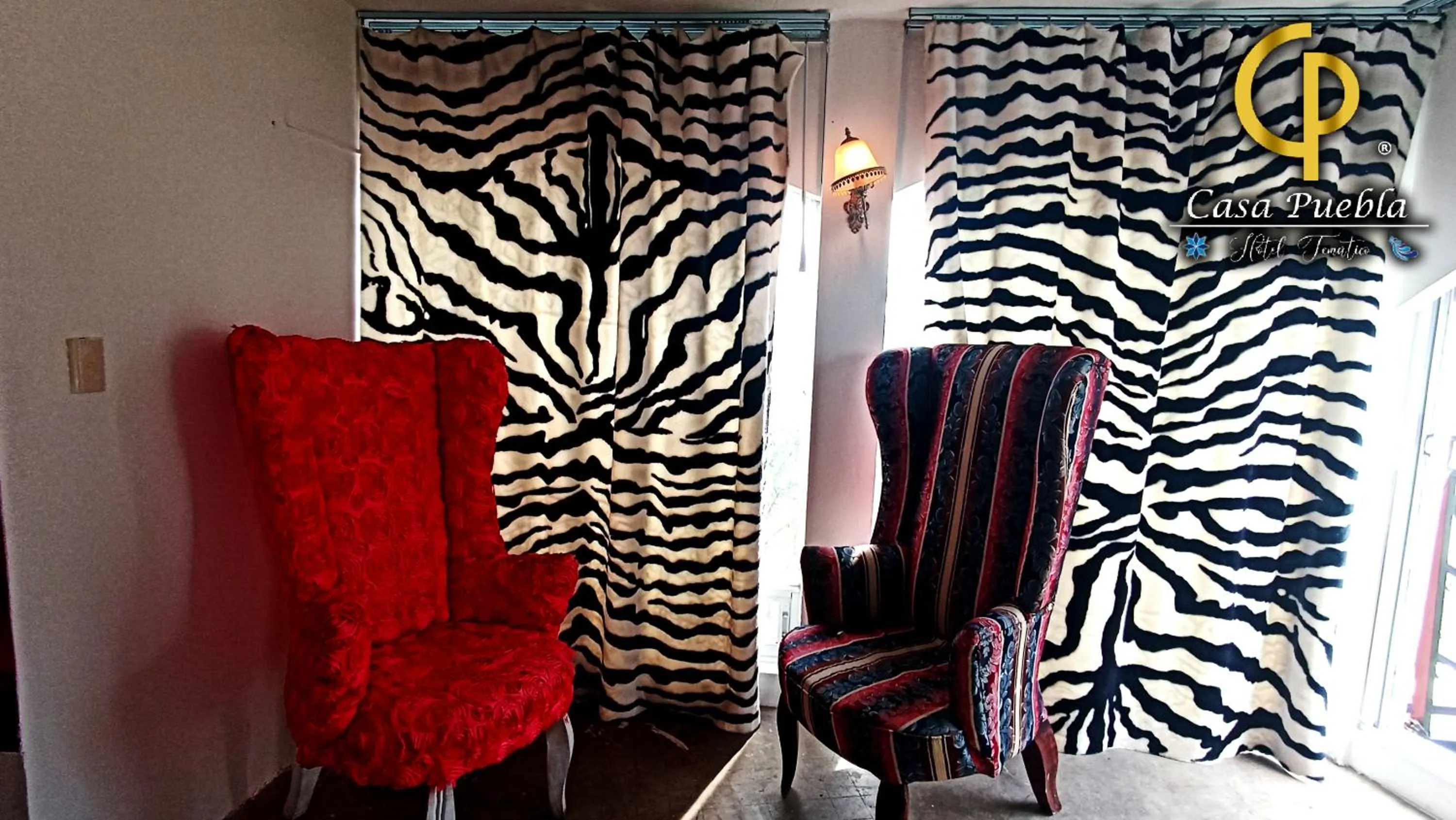 Seating Area in Hotel Temático Casa Puebla