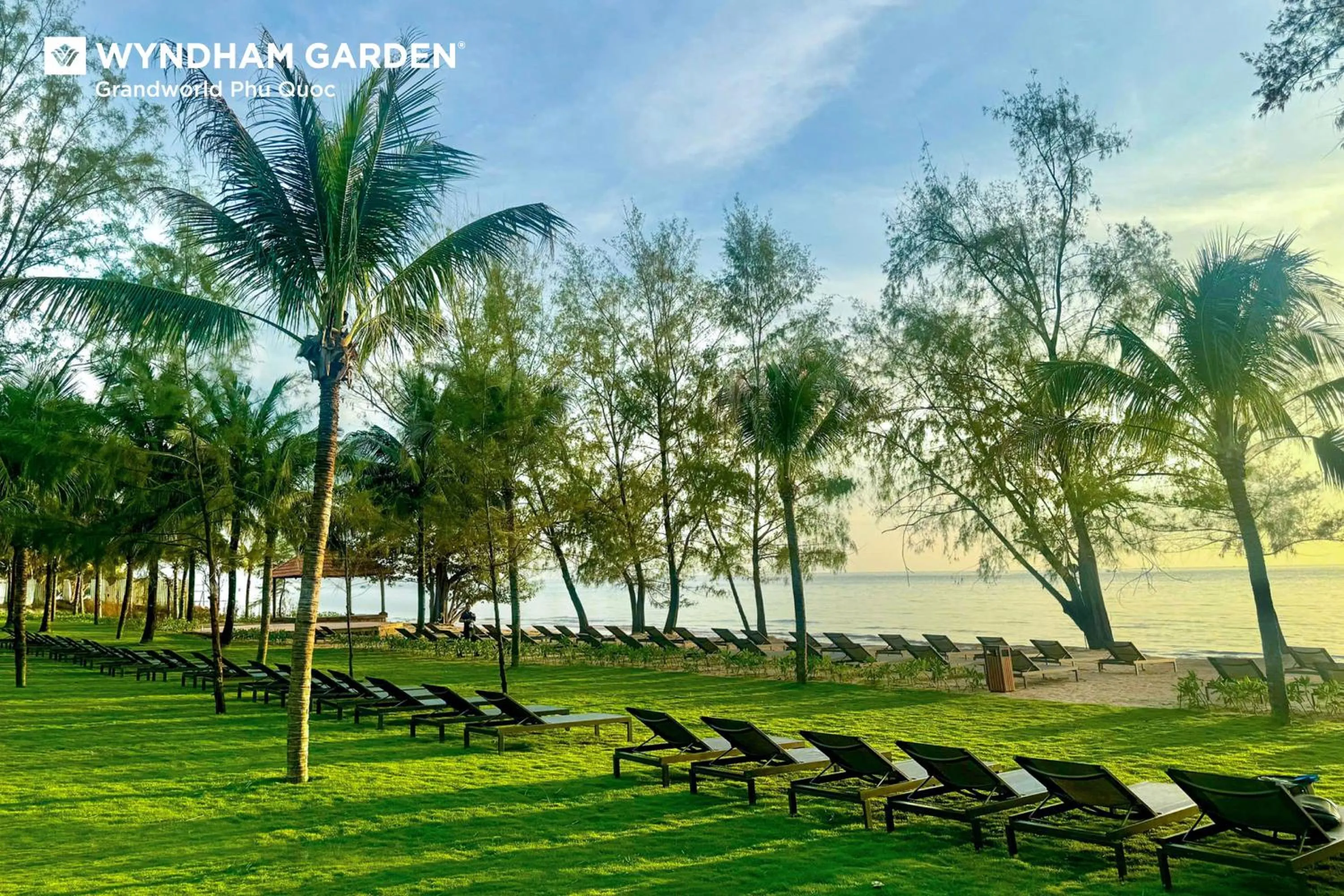 Beach in Wyndham Garden Grandworld Phu Quoc