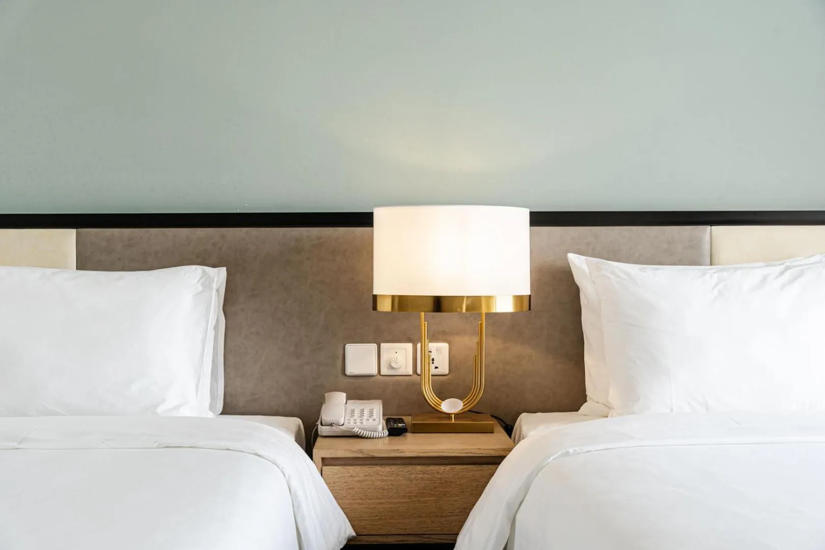 Bed in Wyndham Garden Grandworld Phu Quoc