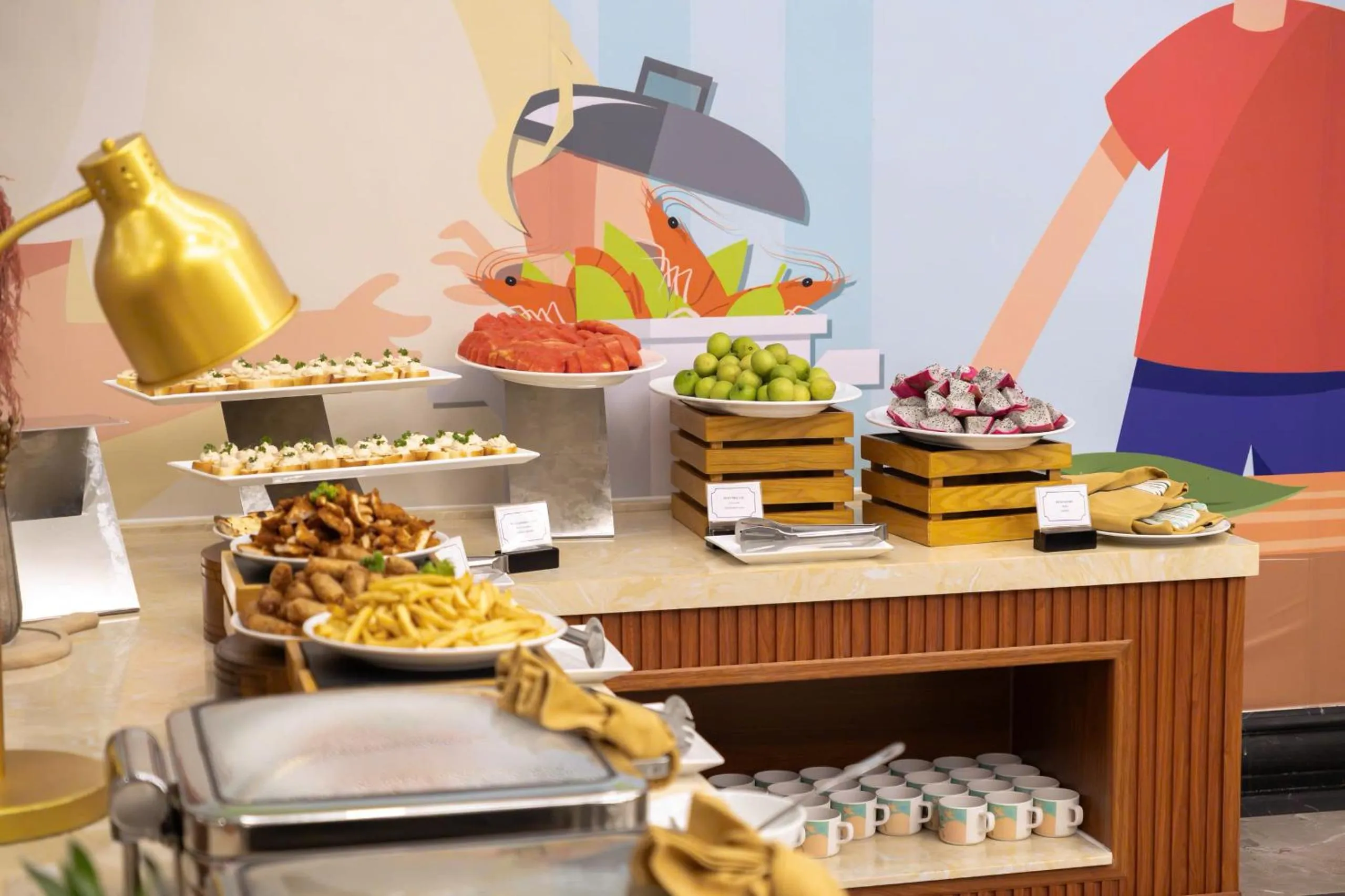 kitchen in Wyndham Garden Grandworld Phu Quoc