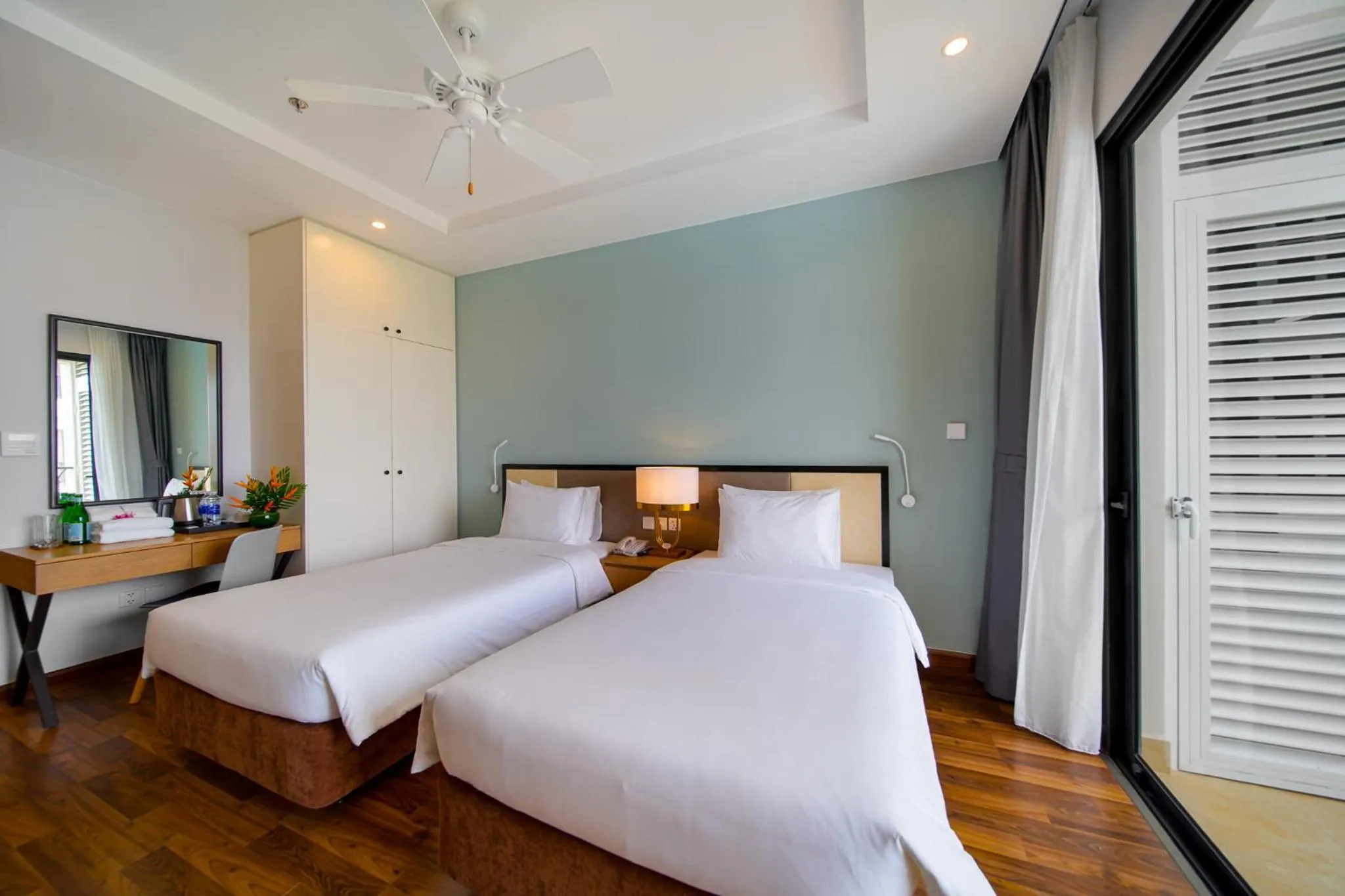 Bed in Wyndham Garden Grandworld Phu Quoc