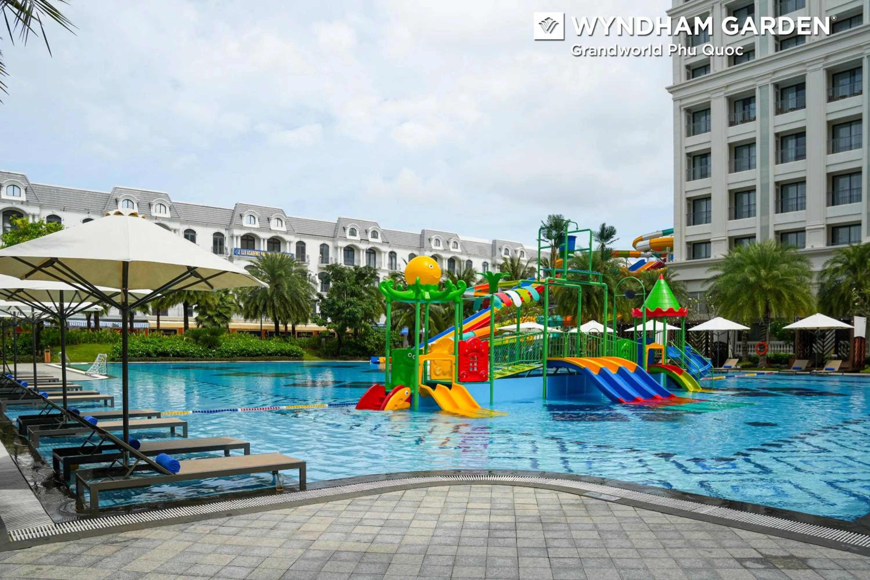 Aqua park in Wyndham Garden Grandworld Phu Quoc
