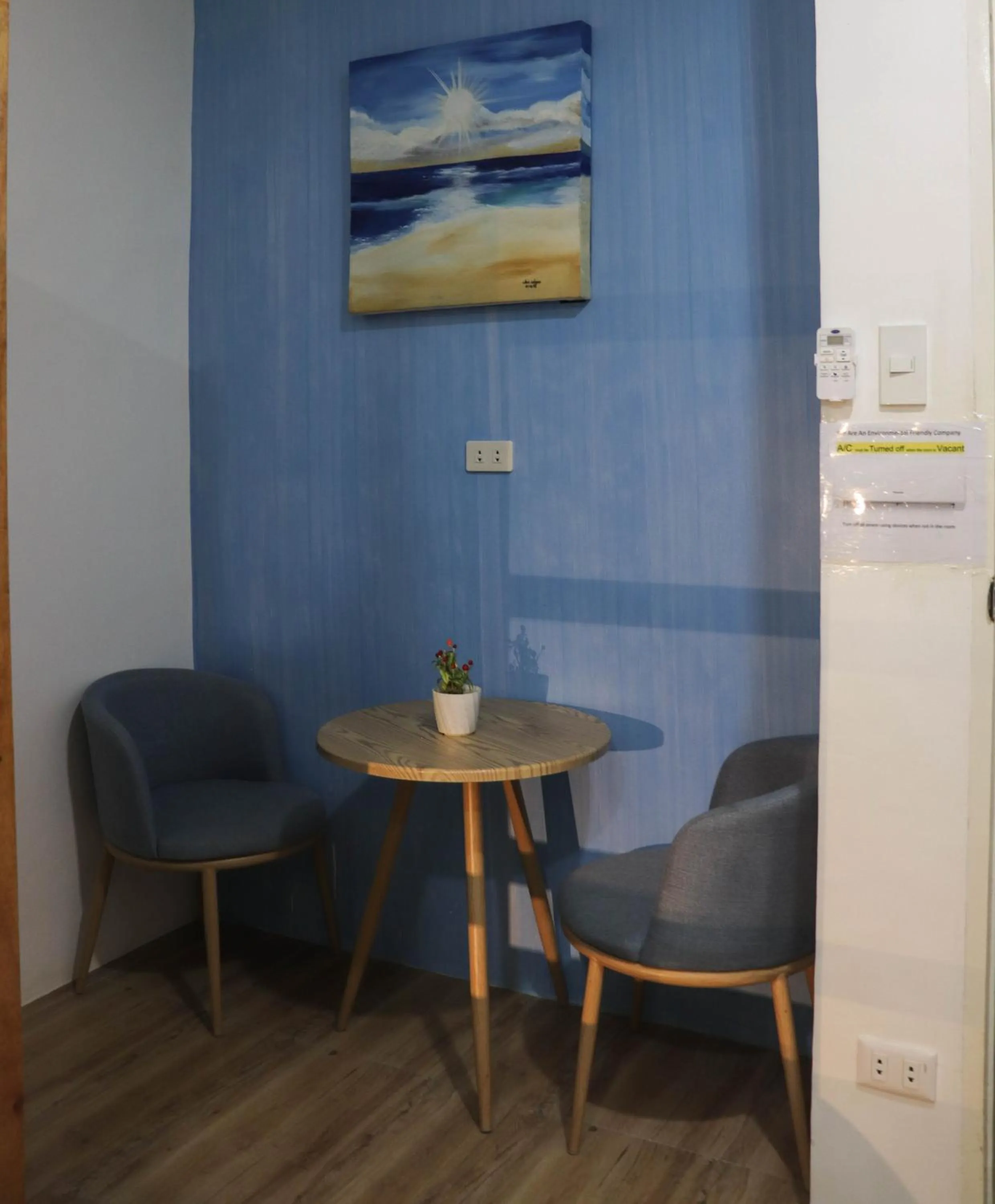 Seating area in The Beach House