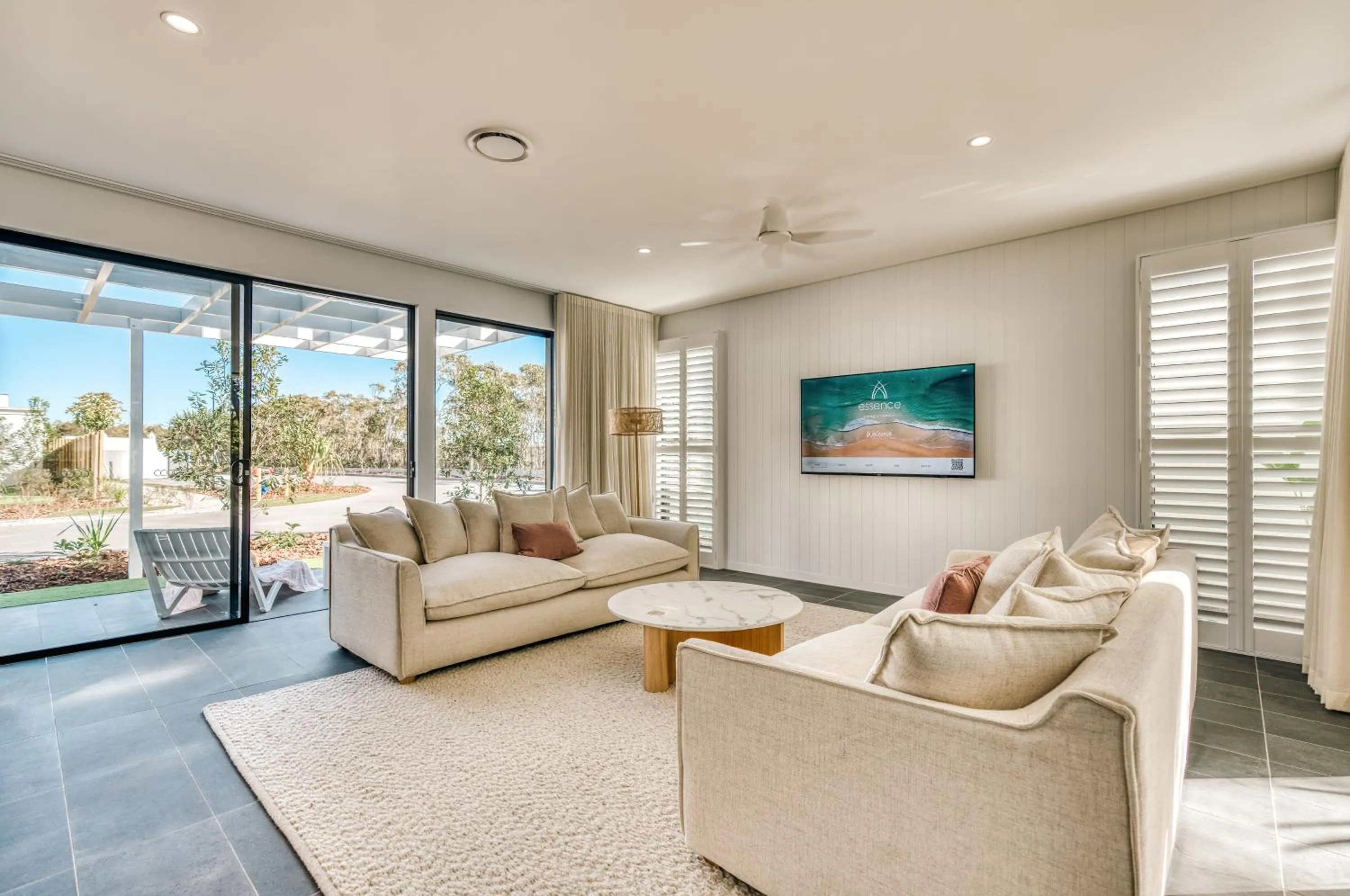 Seating area in Essence Peregian Beach