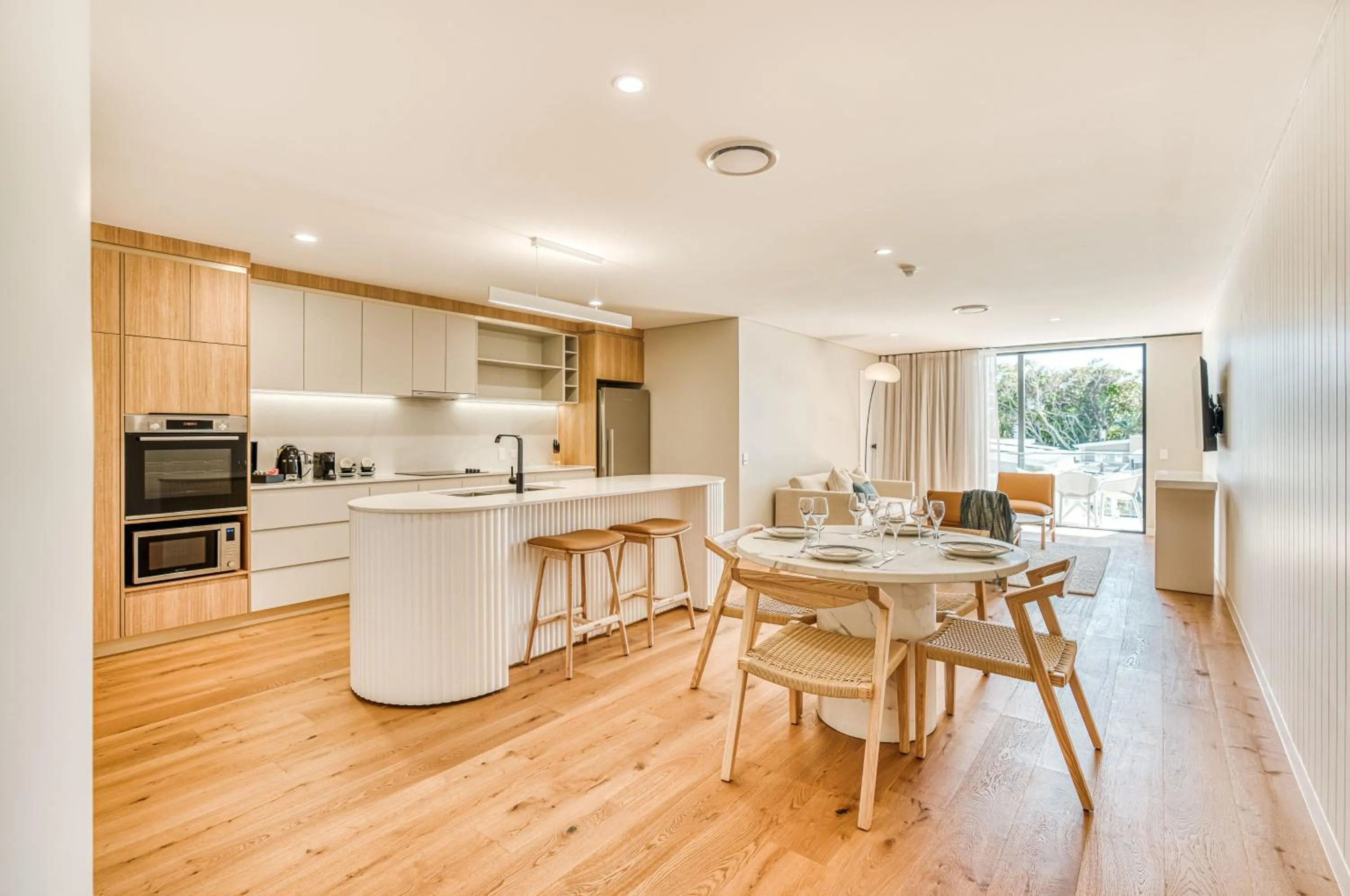 Dining area in Essence Peregian Beach
