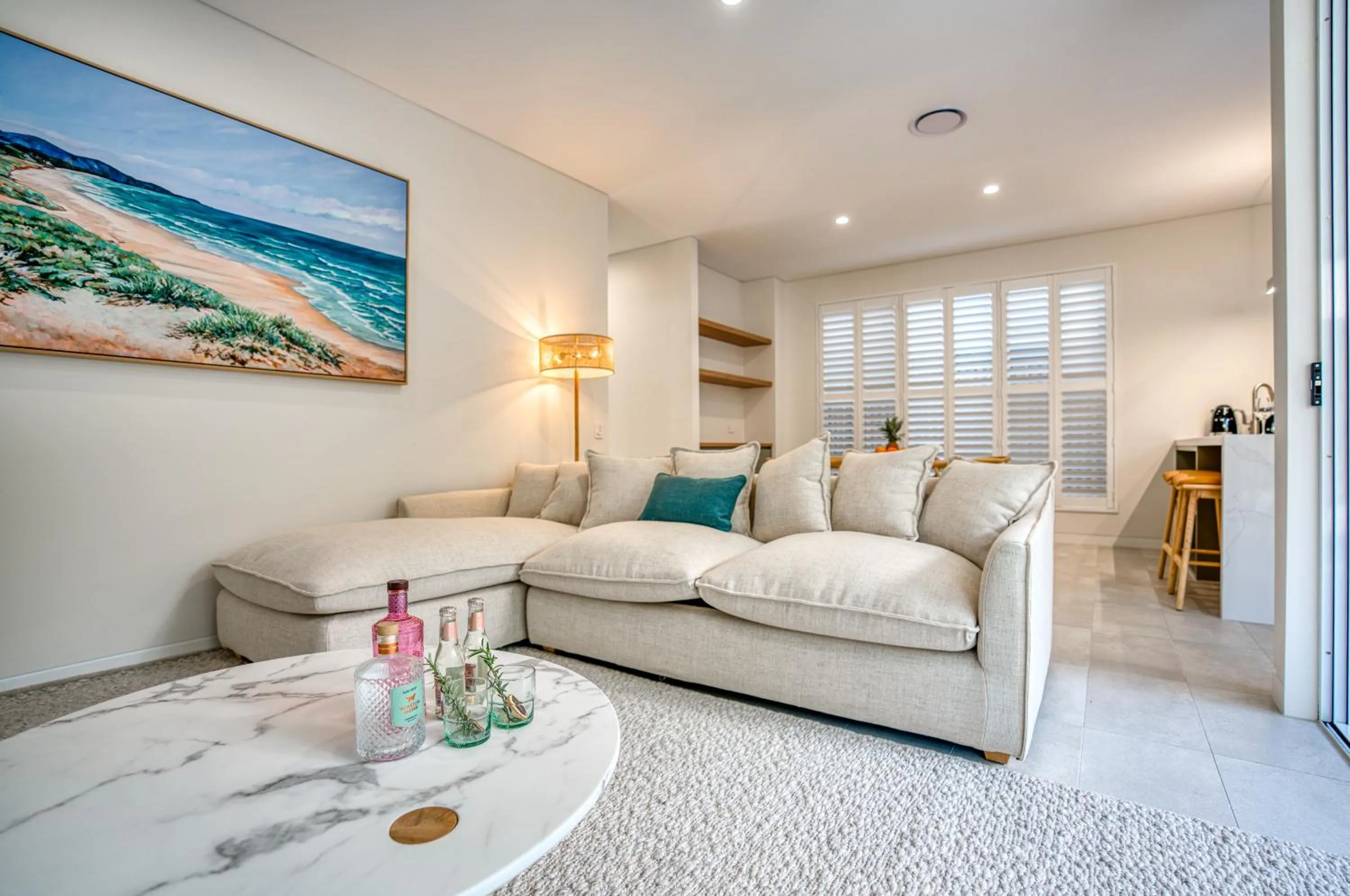 Living room in Essence Peregian Beach