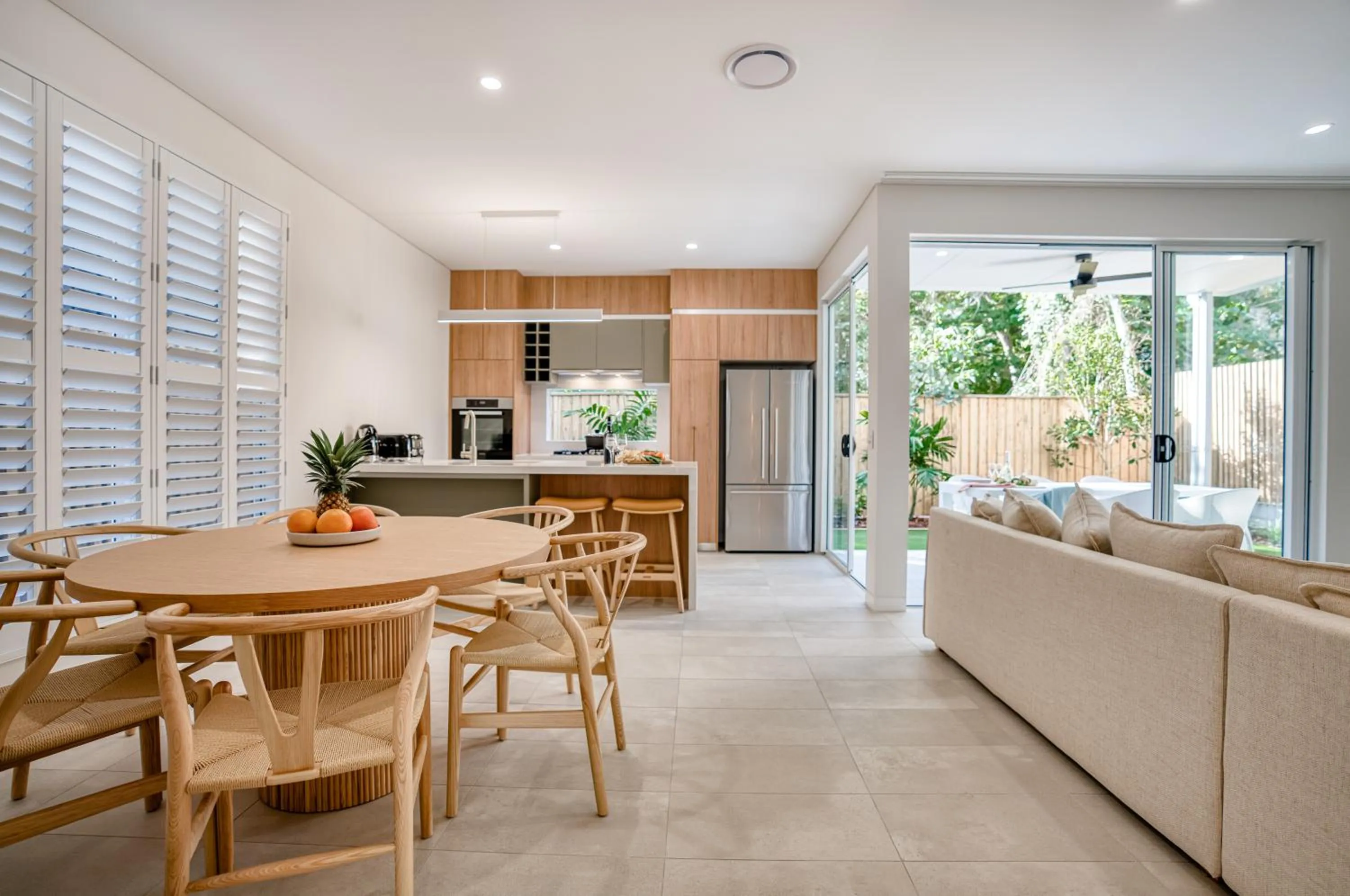 Dining area in Essence Peregian Beach